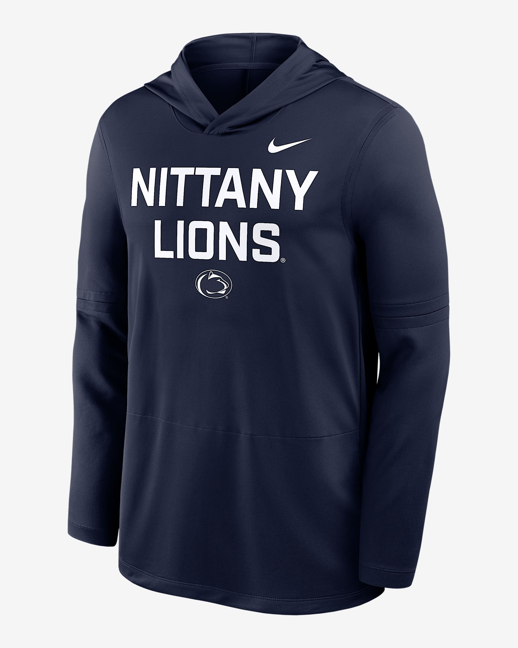 Penn State Sideline Men's Nike Dri-FIT College Long-Sleeve Hooded Top - Navy