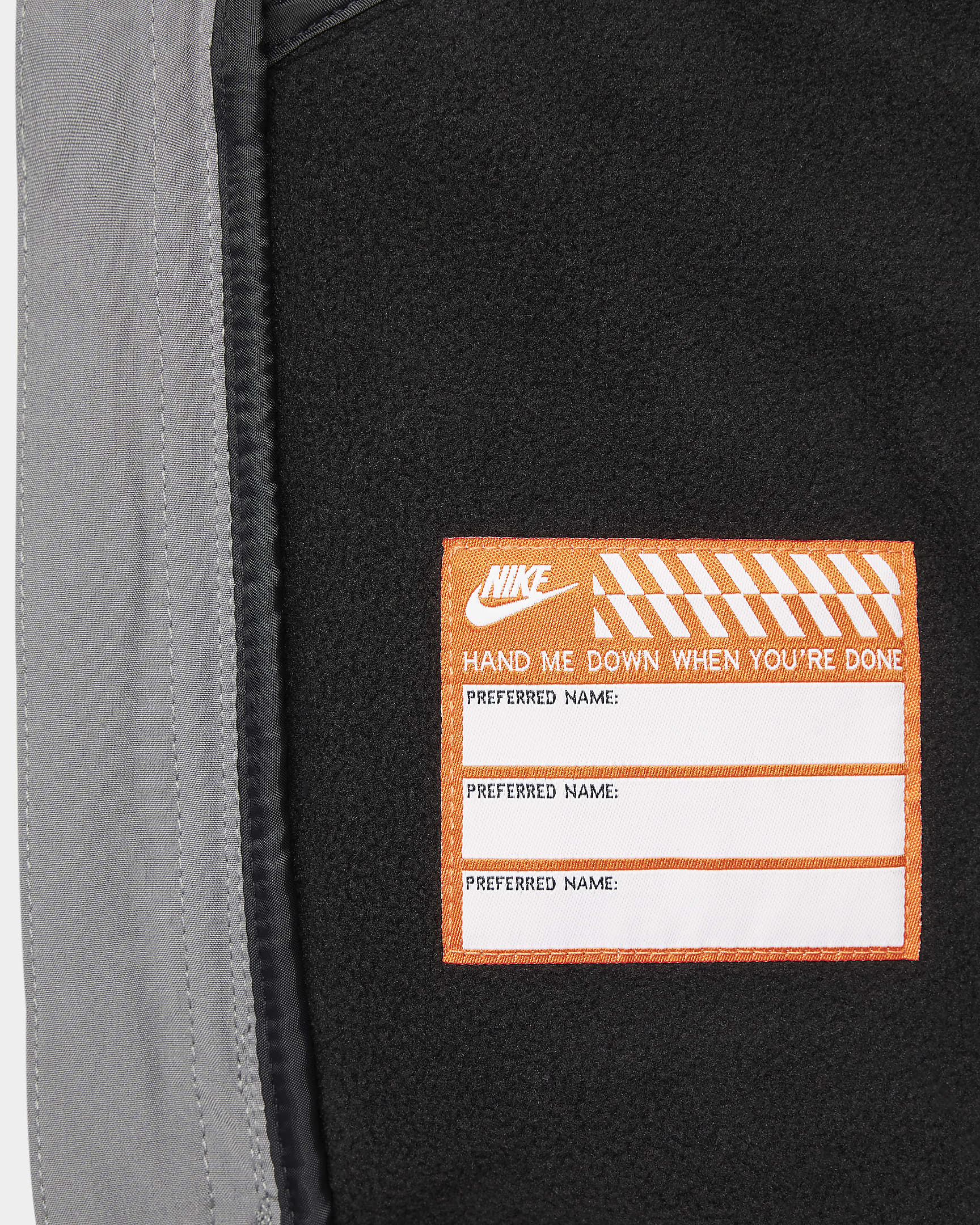 Nike Younger Kids' Futura Softshell Jacket - Smoke Grey