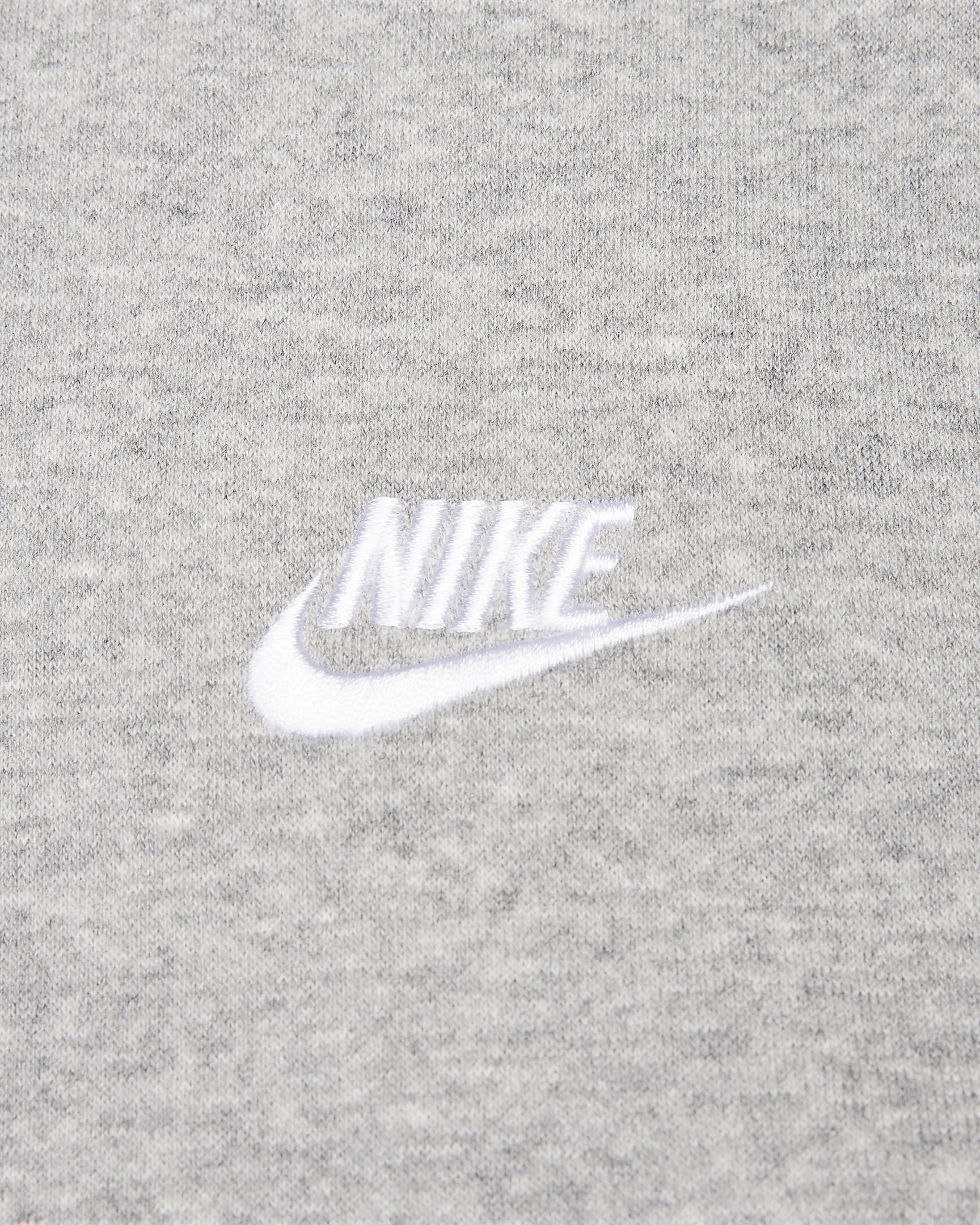 Nike Sportswear Club Fleece Crew - Dark Grey Heather/White