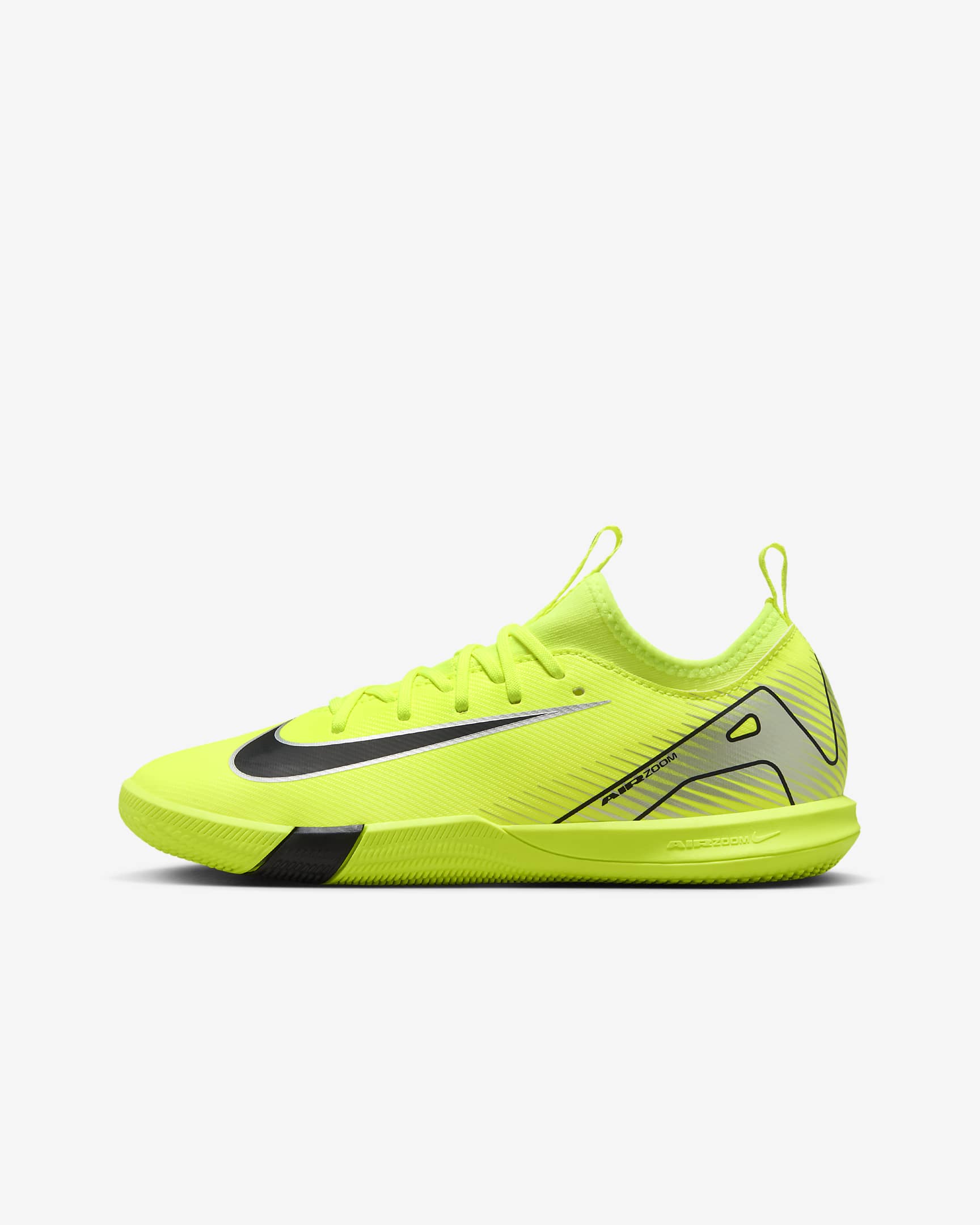 Nike Jr. Mercurial Vapor 16 Academy Younger/Older Kids' IC Low-Top Football Shoes - Volt/Black