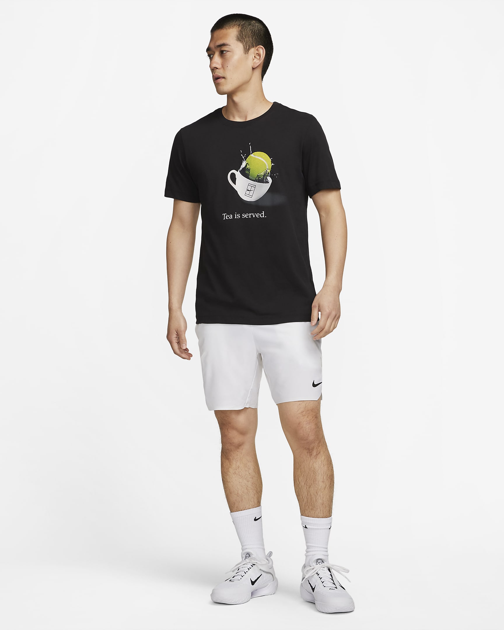 NikeCourt Dri-FIT Men's Tennis T-Shirt. Nike JP