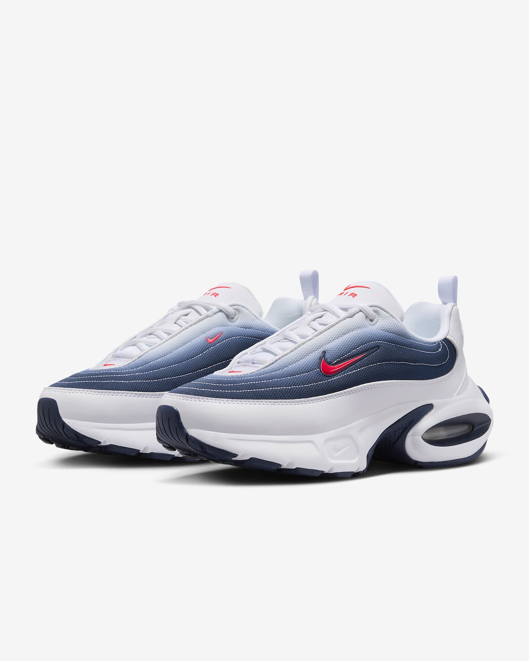 Nike Air Max Portal 女鞋 - 白色/Midnight Navy/Bright Crimson