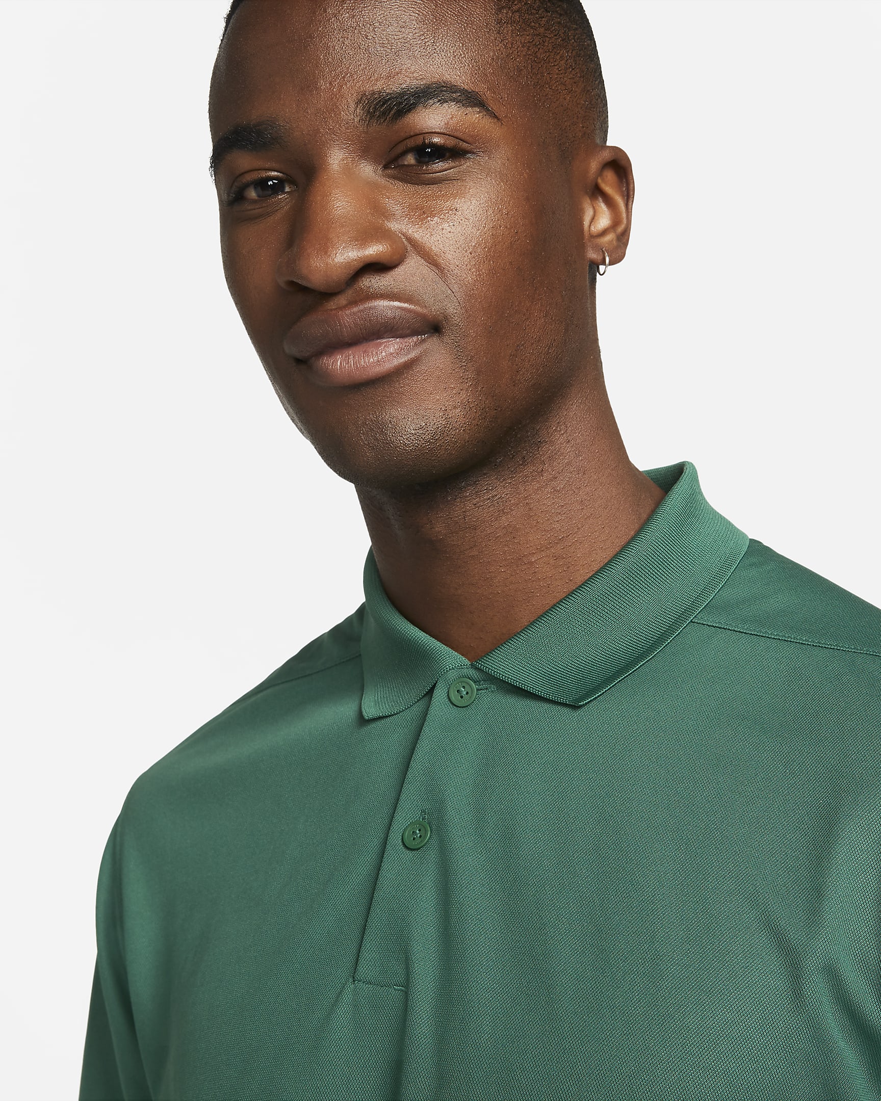 Nike Dri-FIT Victory Men's Golf Polo - Gorge Green/White