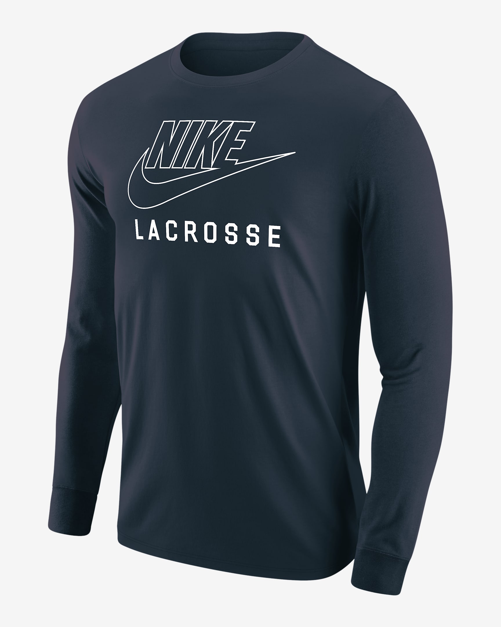 Nike Swoosh Men's Lacrosse Long-Sleeve T-Shirt - Thunder Blue