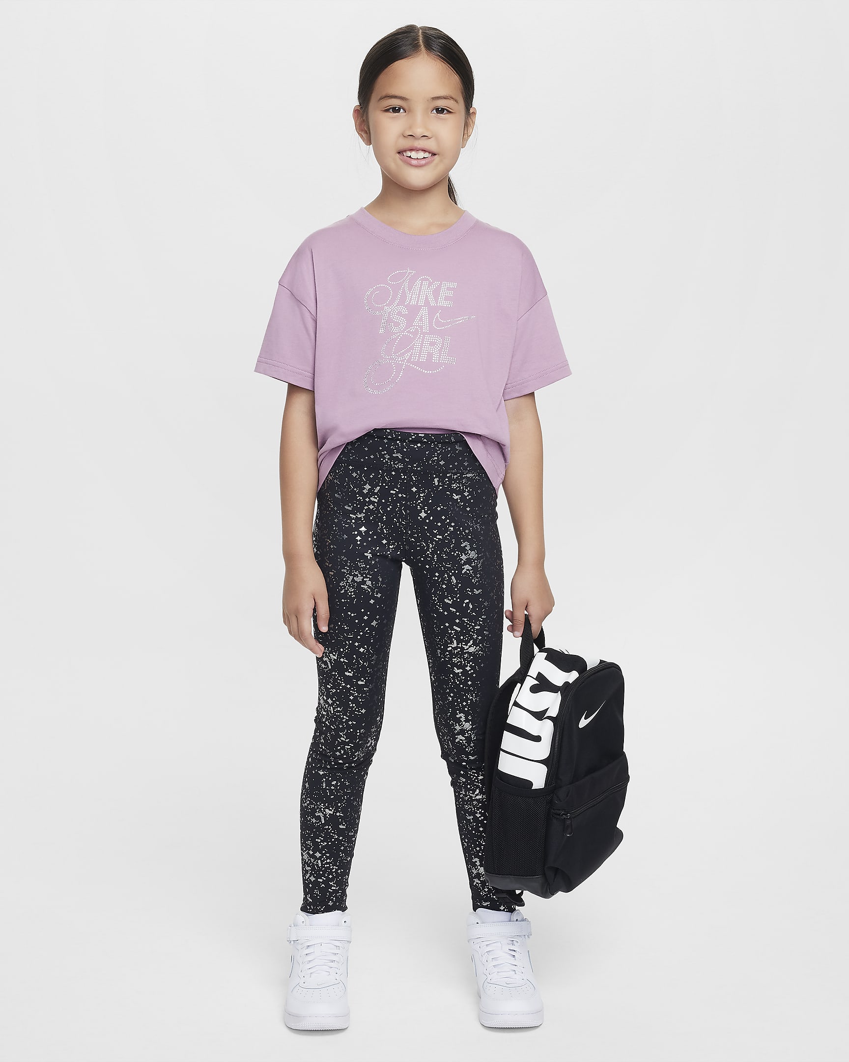 Nike Sportswear Older Kids' (Girls') T-Shirt - Plum Dust