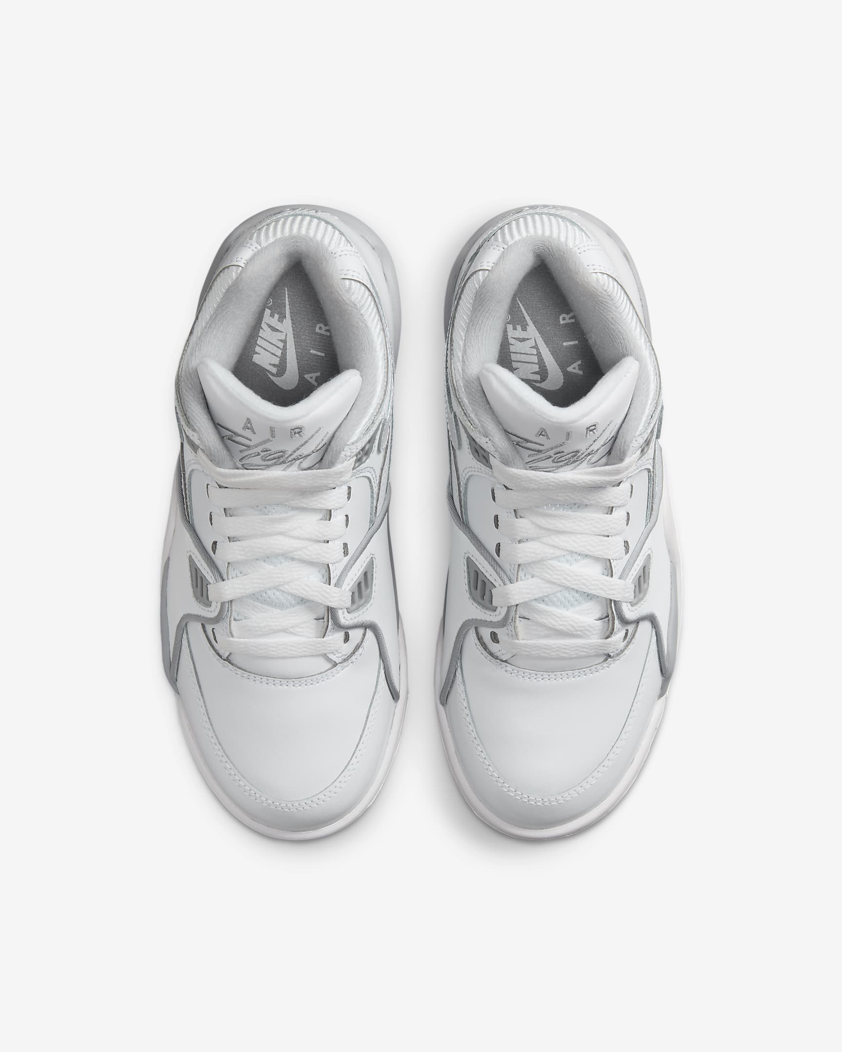 Nike Air Flight 89 Older Kids' Shoes - White/Neutral Grey/White