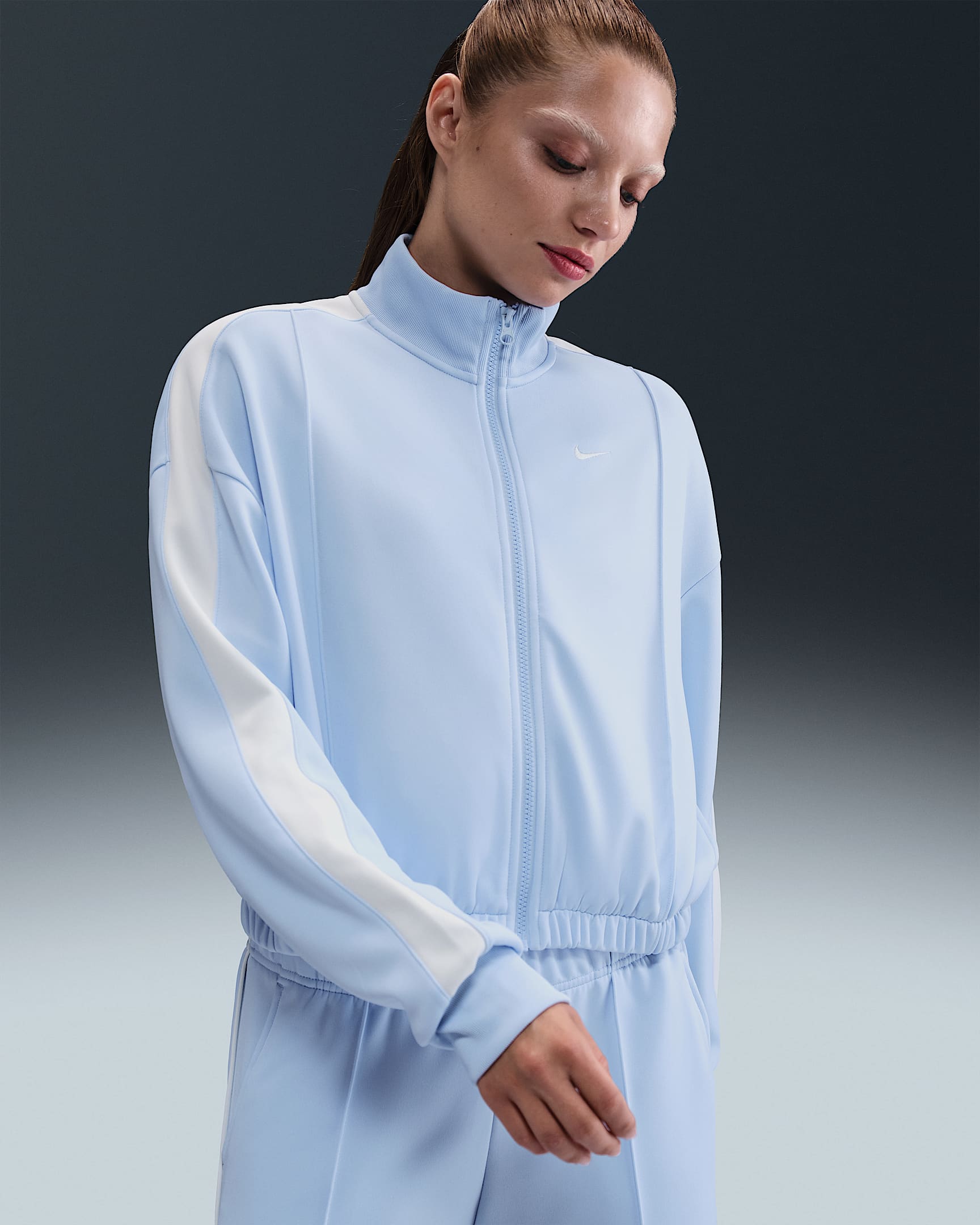 Nike Sportswear Women's Track Jacket - Celestine Blue/Sail/Sail