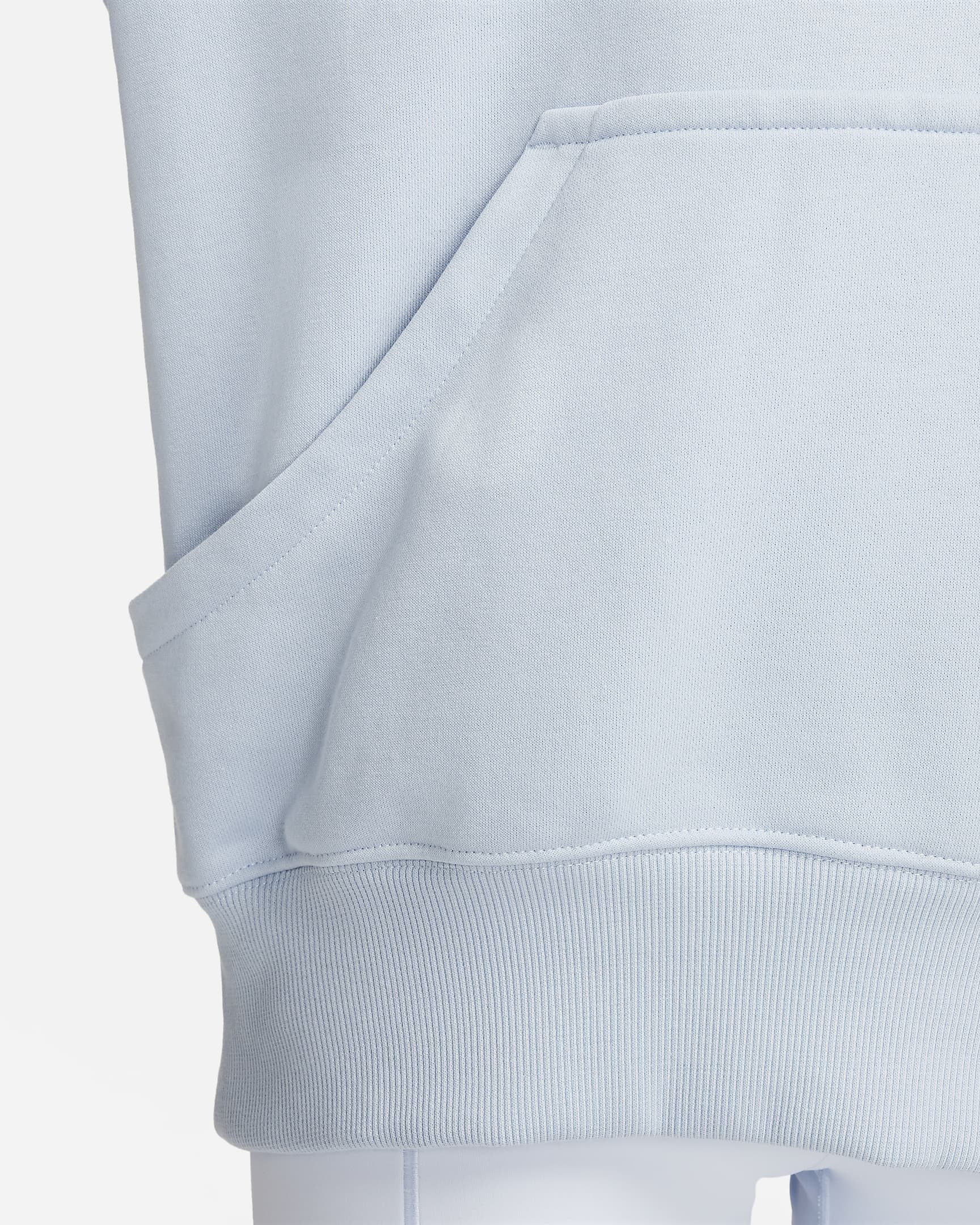 Nike Sportswear Phoenix Fleece Women's Oversized Pullover French Terry Hoodie - Light Armory Blue/Sail