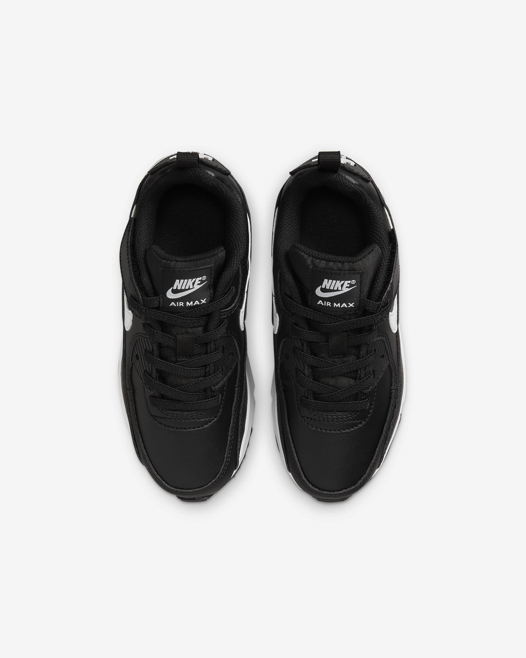 Nike Air Max 90 EasyOn Little Kids' Shoes - Black/Black/White