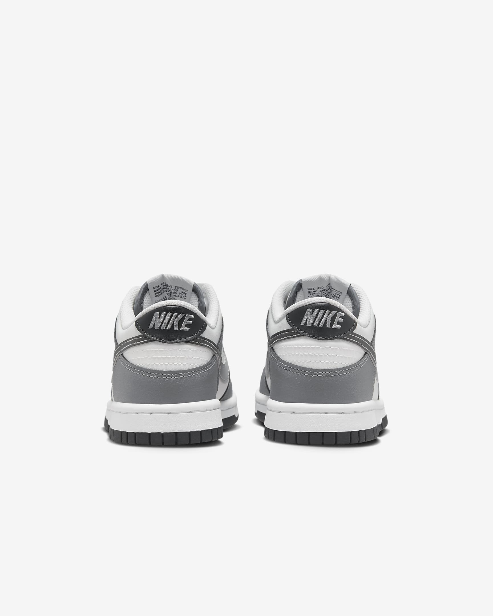 Nike Dunk Low Older Kids' Shoes - Cool Grey/Summit White/White/Light Smoke Grey