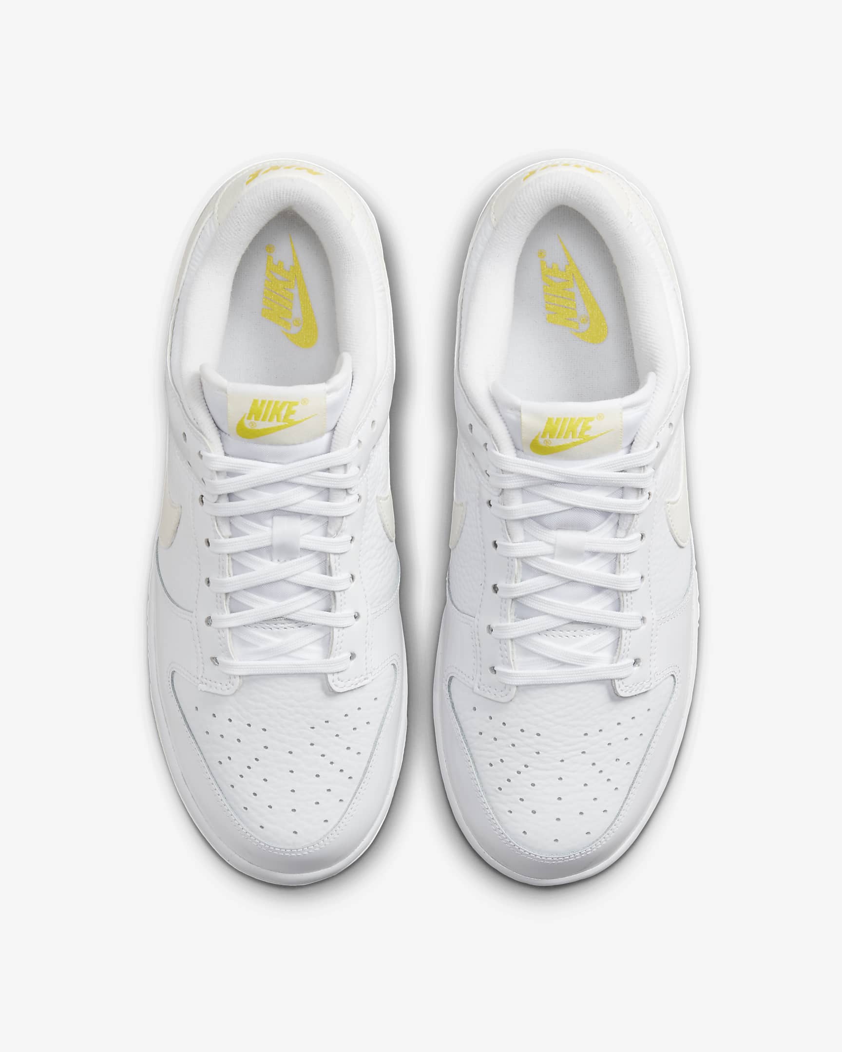 Scarpa Nike Dunk Low – Donna - Bianco/Opti Yellow/Sail