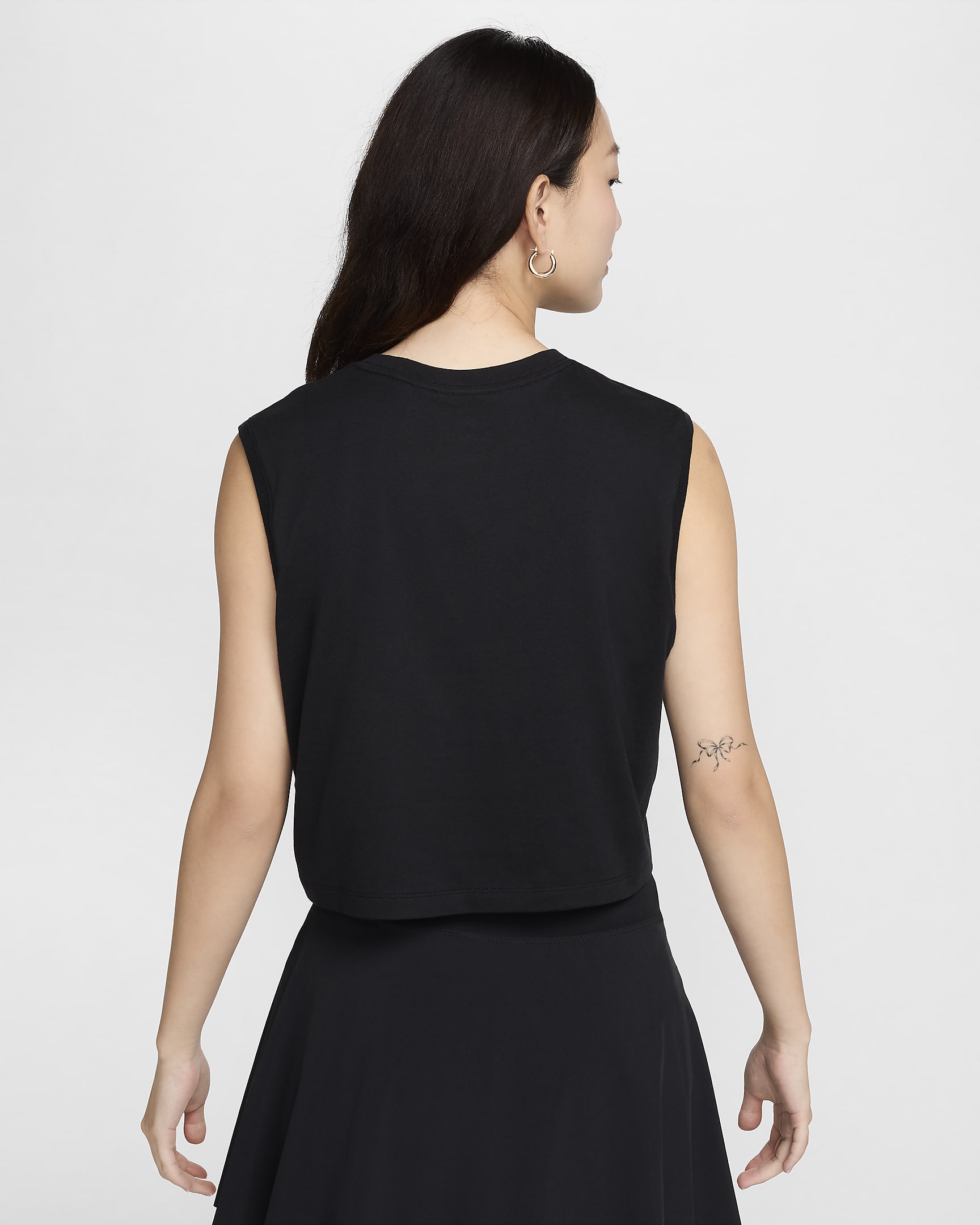 womens nike cropped top