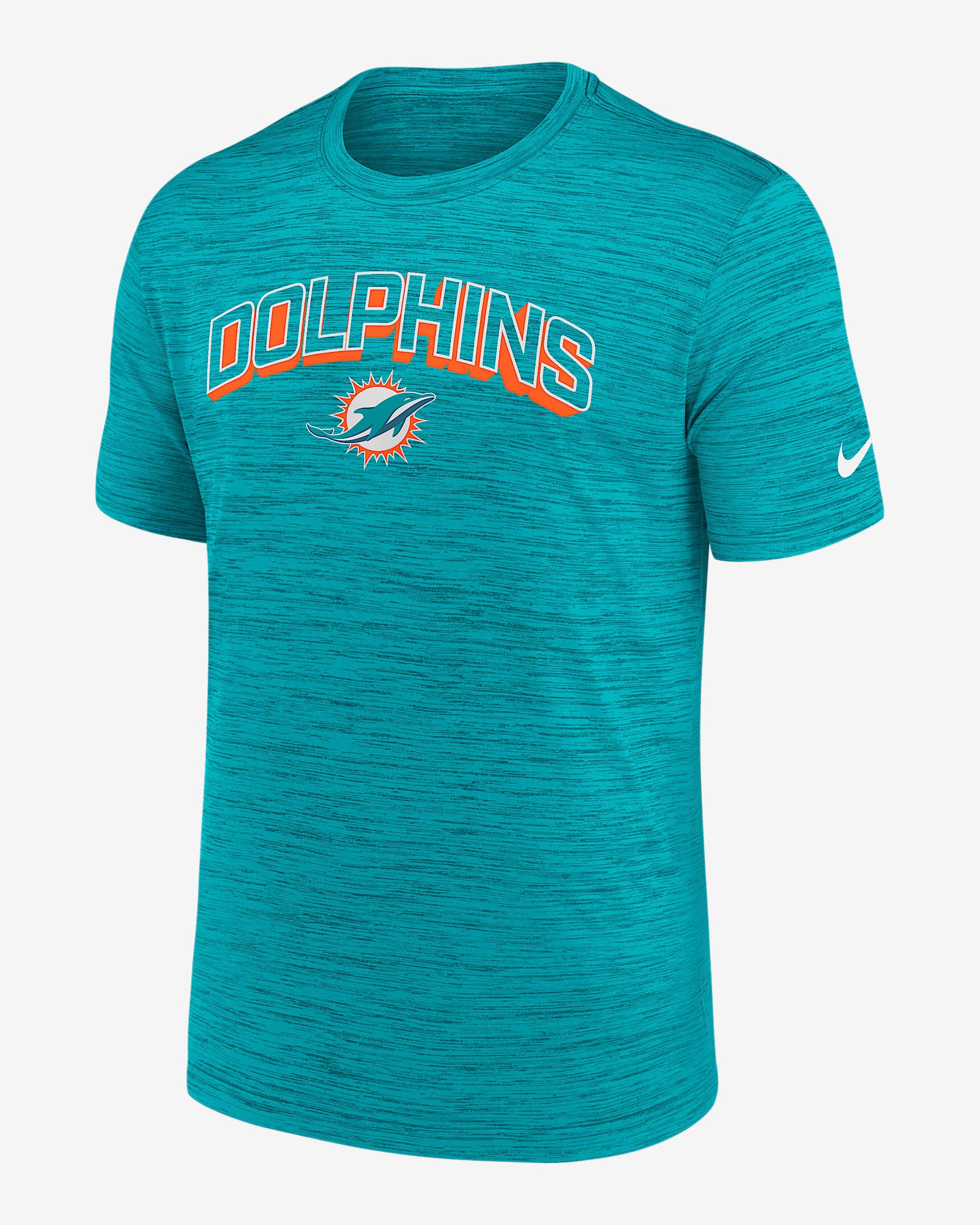 Miami Dolphins Velocity Men's Nike Dri-FIT NFL T-Shirt - Aqua