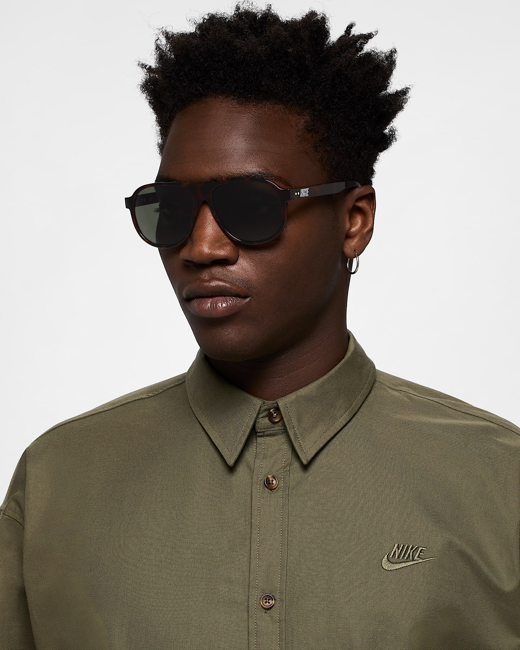 Nike Vintage Icon Sunglasses - Brown/Green