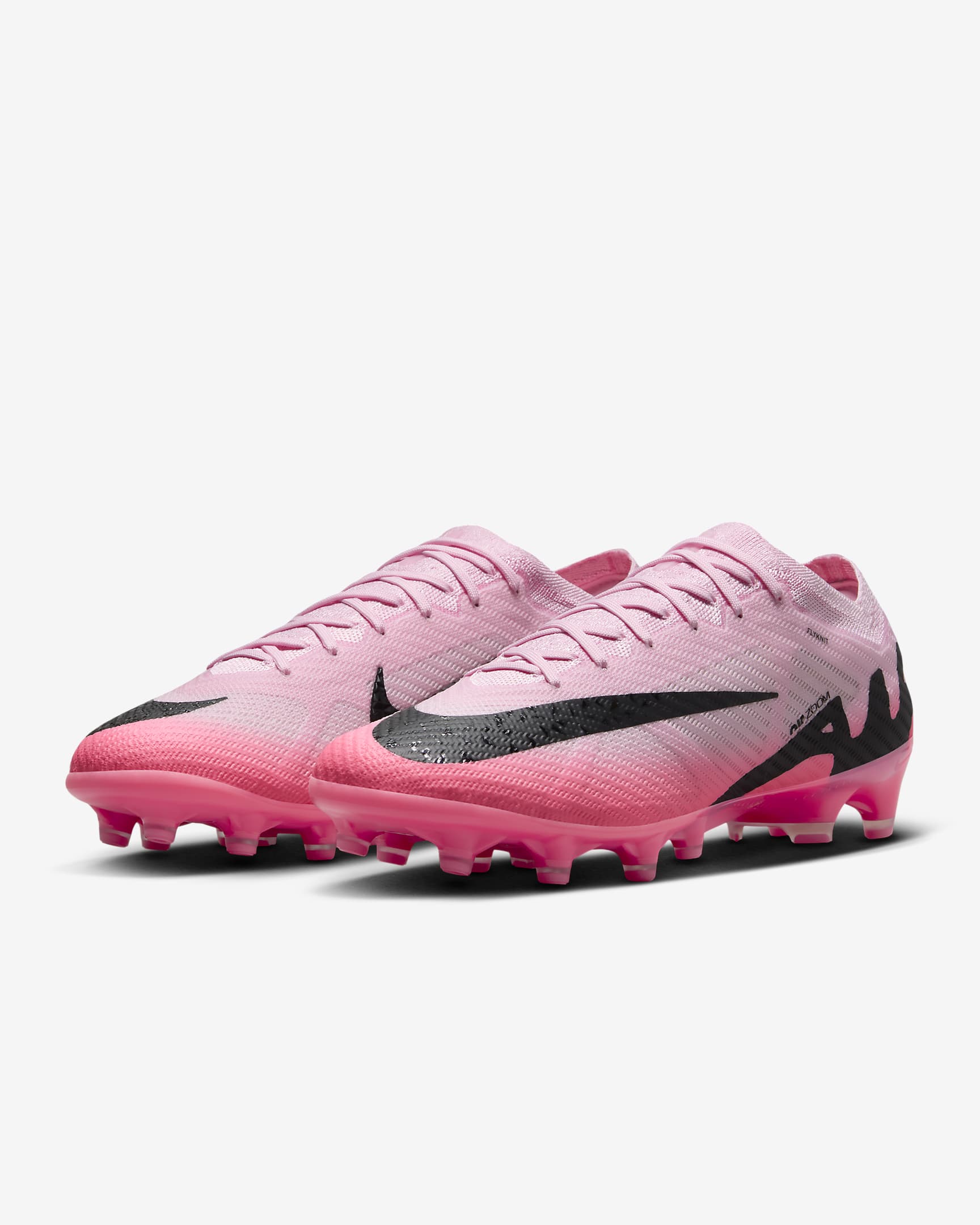 Nike Mercurial Vapor 15 Elite AG-Pro Low-Top-Fußballschuh - Pink Foam/Schwarz