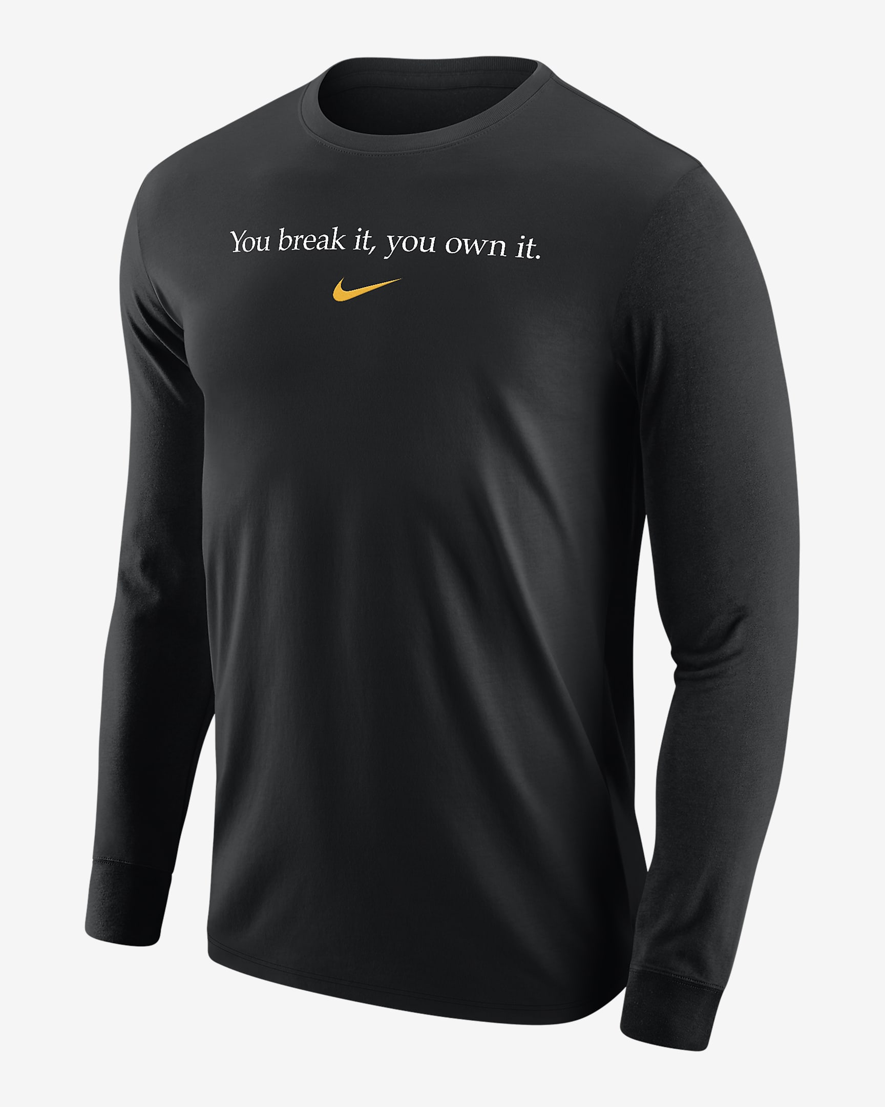 Playera de manga larga universitaria Nike Caitlin Clark Iowa. Nike.com