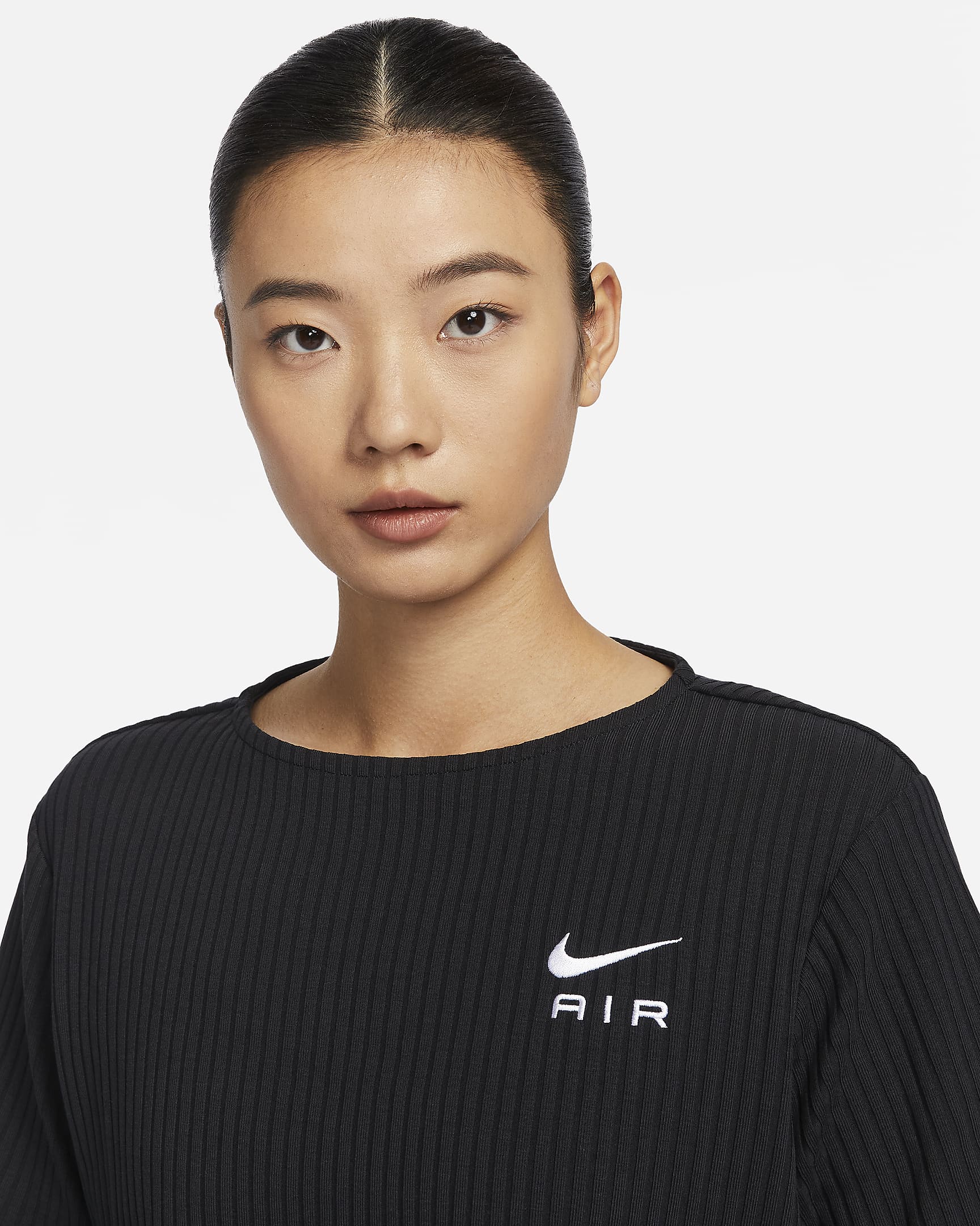 Nike Sportswear Women's Ribbed Jersey Short-Sleeve Top. Nike PH