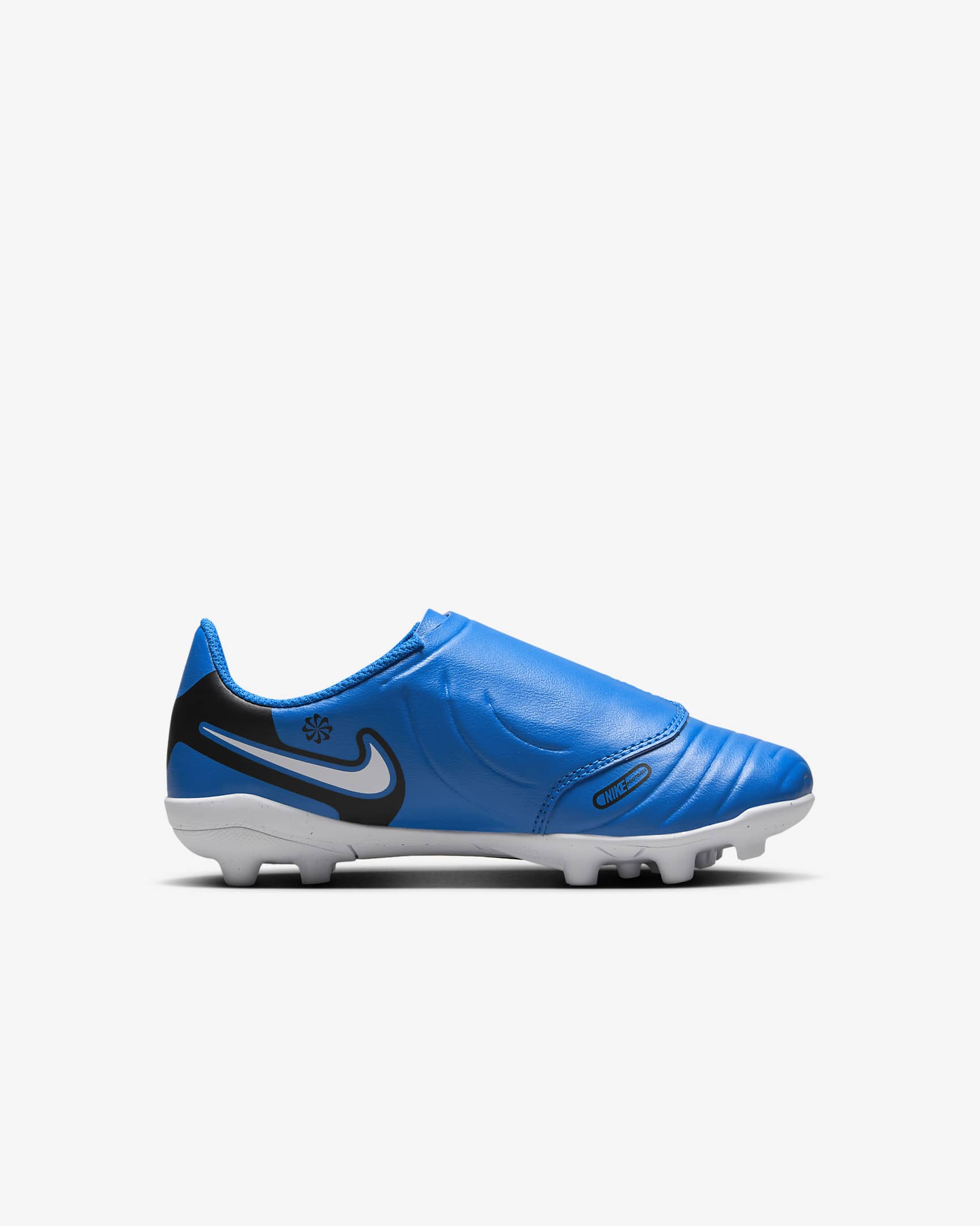 รองเท้าสตั๊ดฟุตบอลไม่หุ้มข้อเด็กเล็กสำหรับหลายพื้นผิว Nike Jr. Tiempo Legend 10 Club - Soar/ขาว