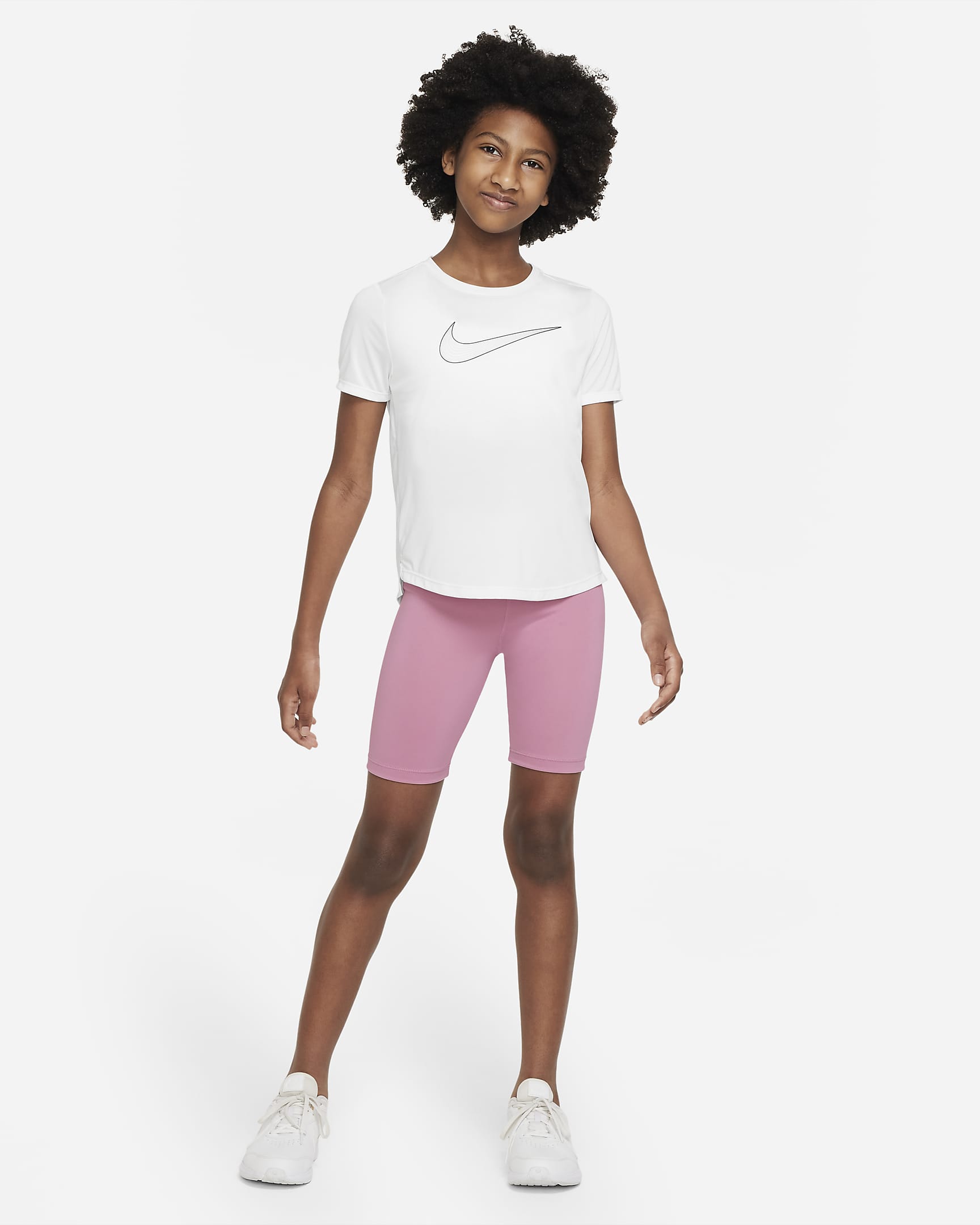 Nike One Big Kids' (Girls') Bike Shorts. Nike.com