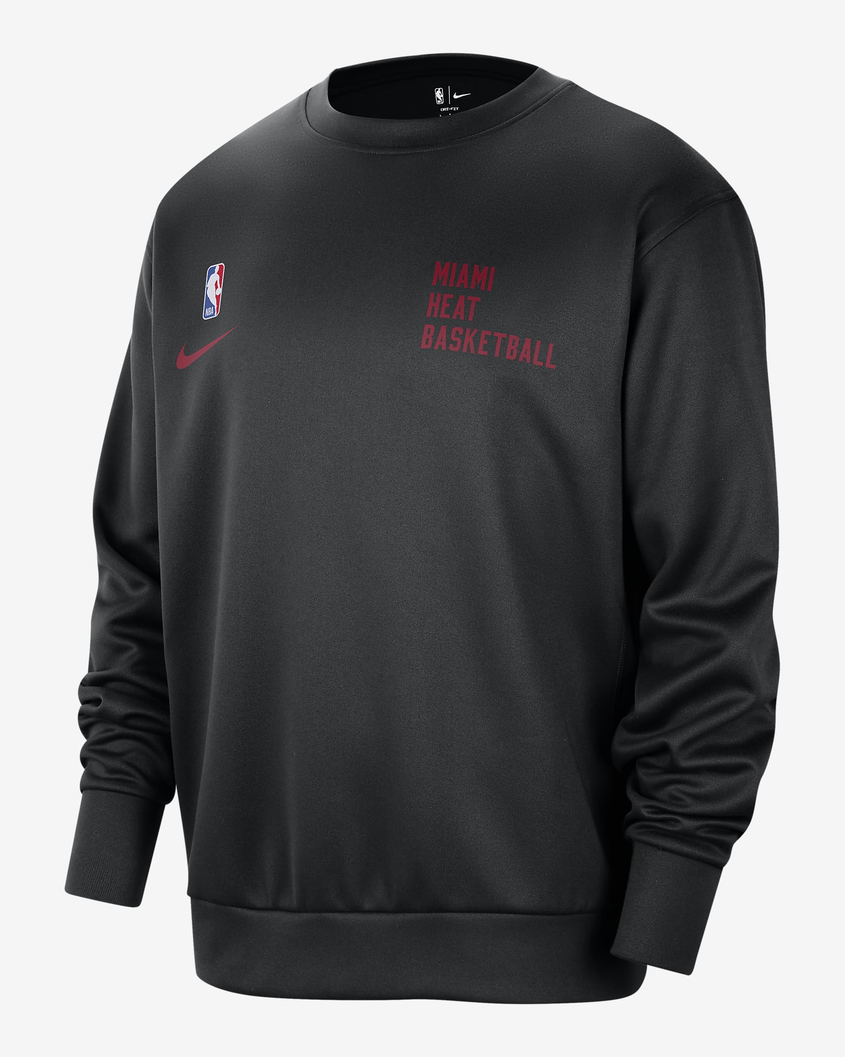 Miami Heat Spotlight Men's Nike Dri-FIT NBA Crew-Neck Sweatshirt. Nike.com