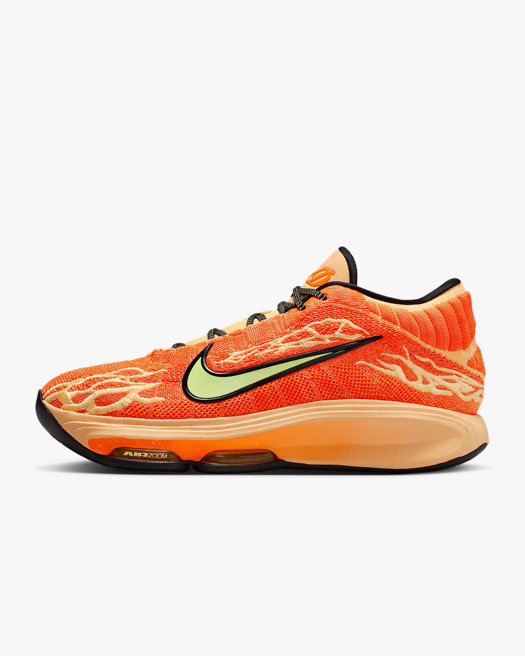 Nike G.T. Hustle 3 Basketball Shoes - Melon Tint/Black/Total Orange/Barely Volt