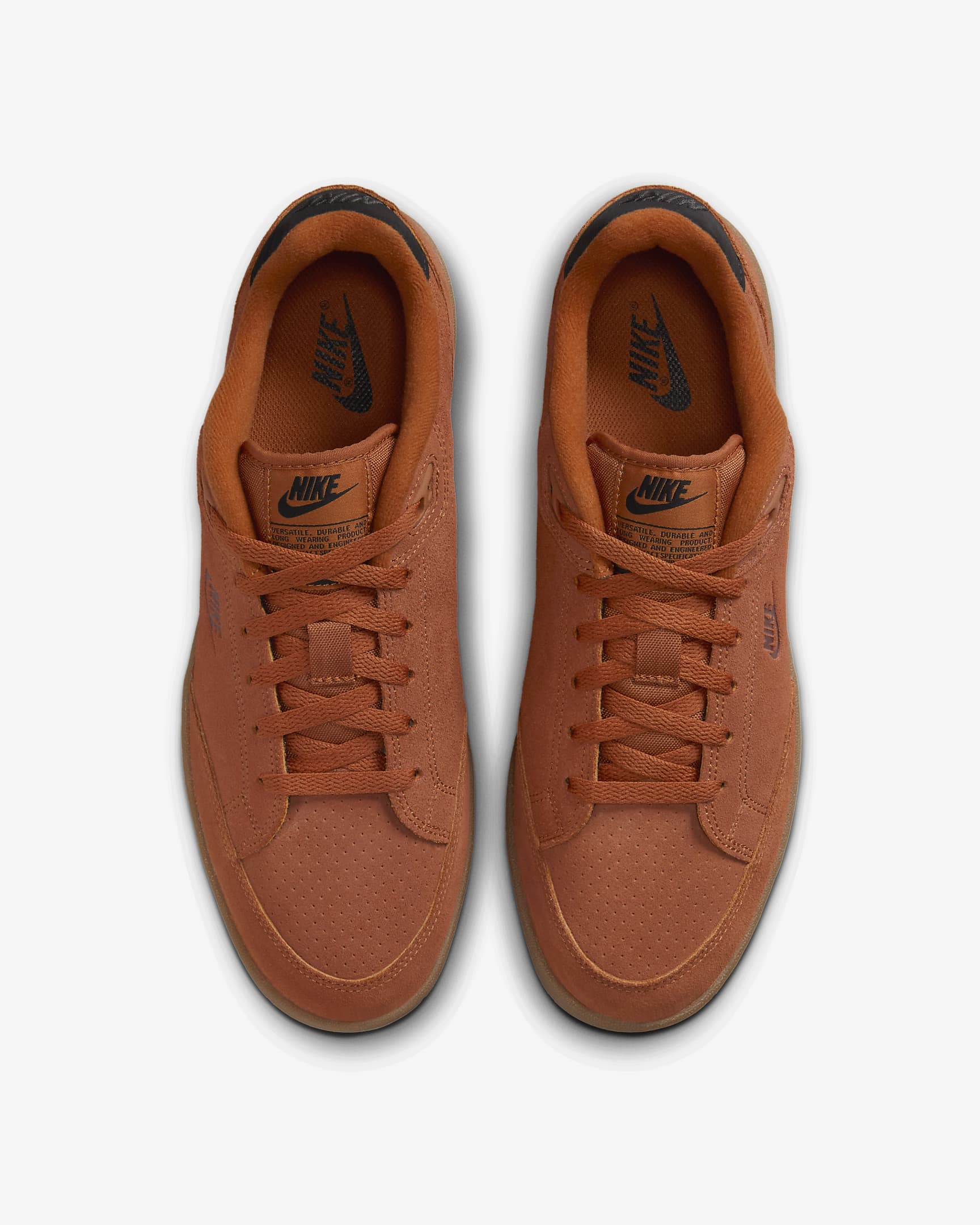 Nike Grandstand 2 Men's Shoes - Dark Russet/Black/Gum Medium Brown/Dark Russet