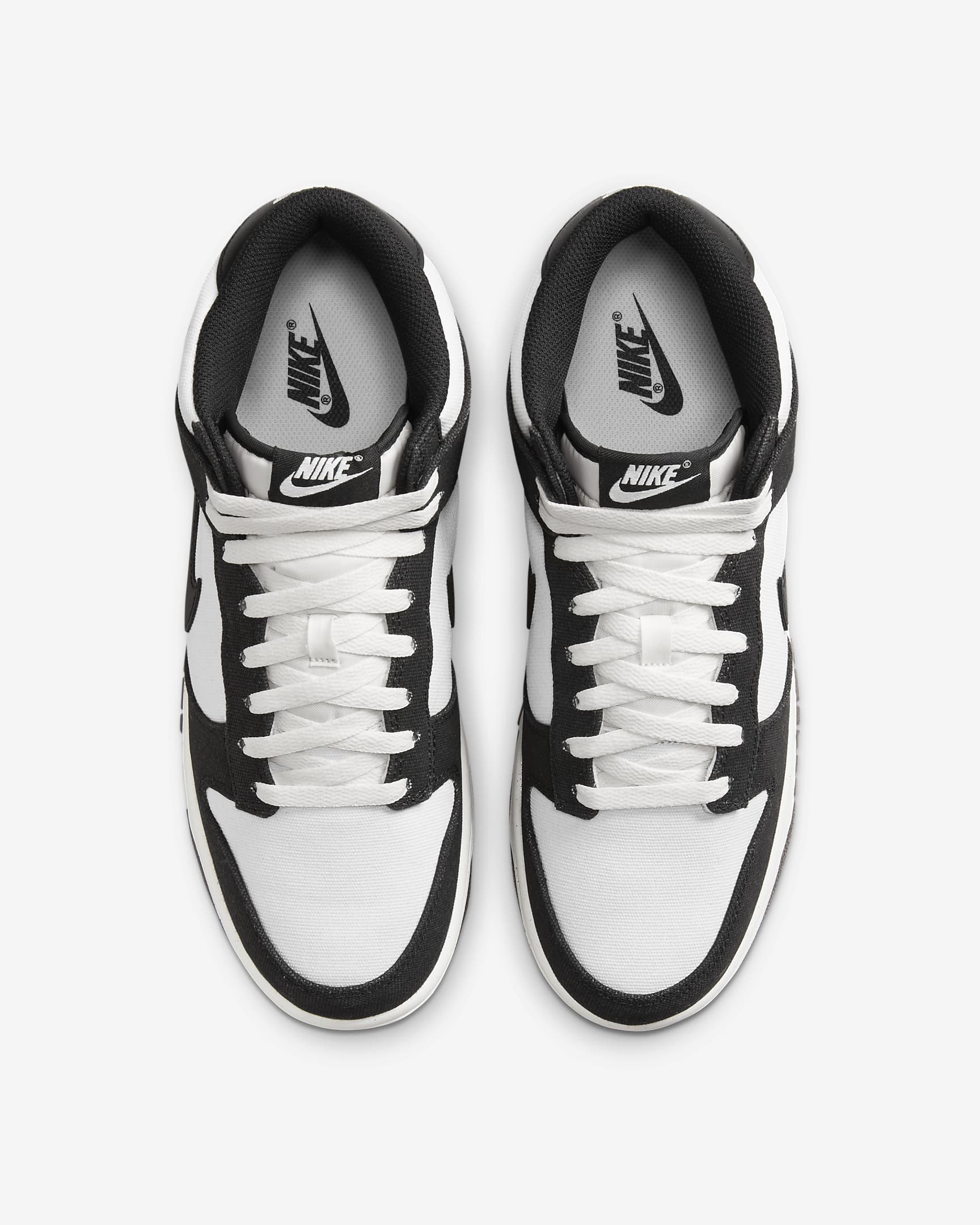 Nike Dunk Mid Men's Shoes - Sail/Sail/Black/Black