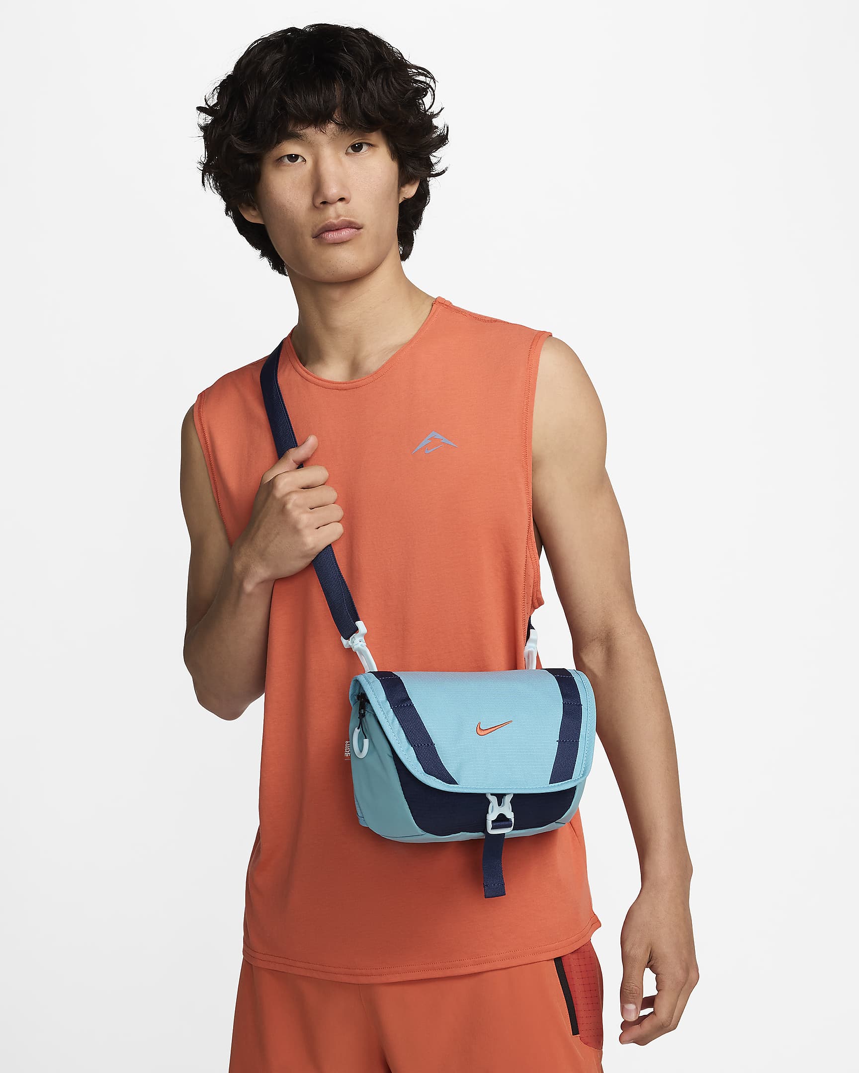 Nike Hike Hip Pack (4L) - Denim Turquoise/Midnight Navy/Vintage Coral