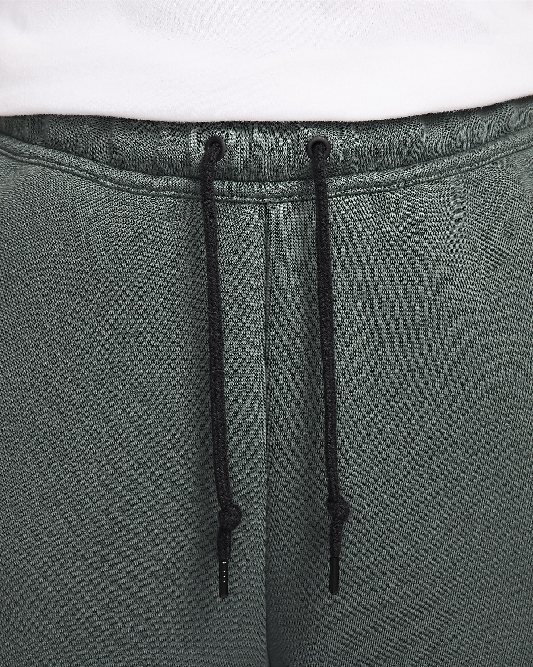 Calções Nike Sportswear Tech Fleece para homem - Verde Vintage/Preto