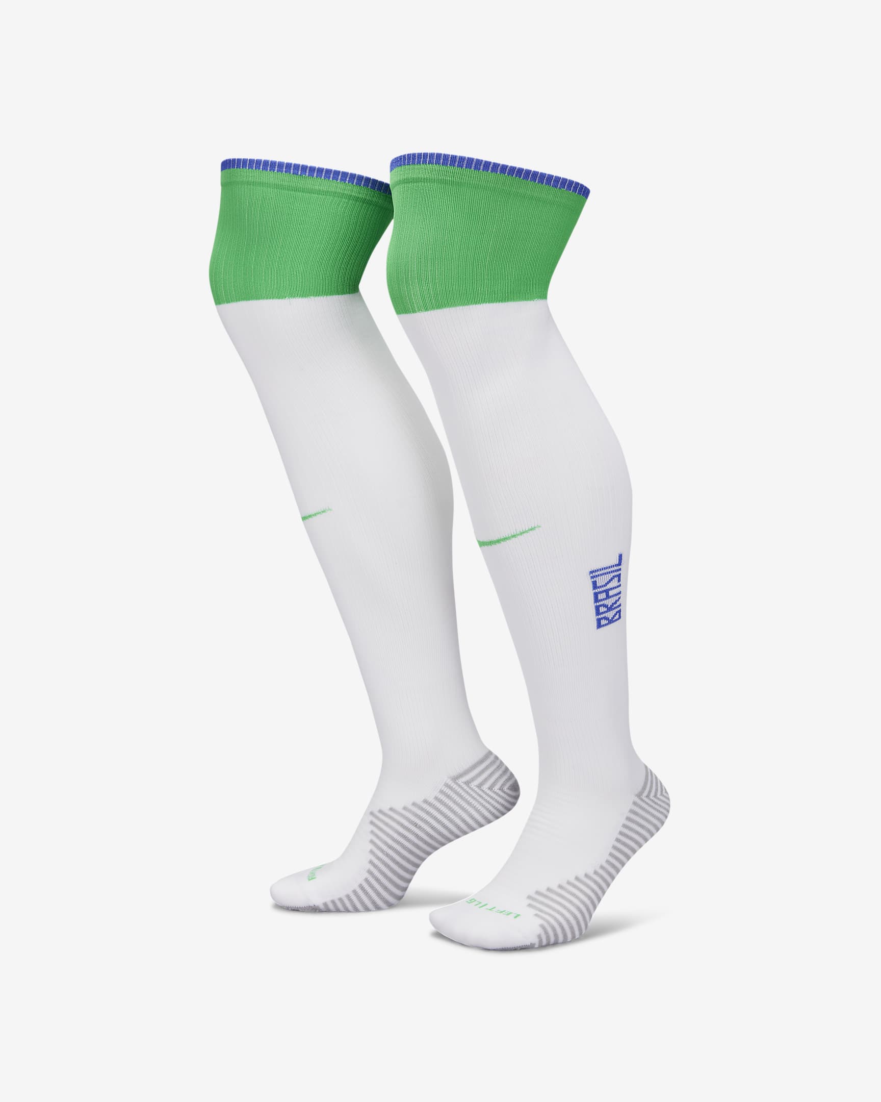 Brazil Strike Home/Away Knee-High Football Socks. Nike DK