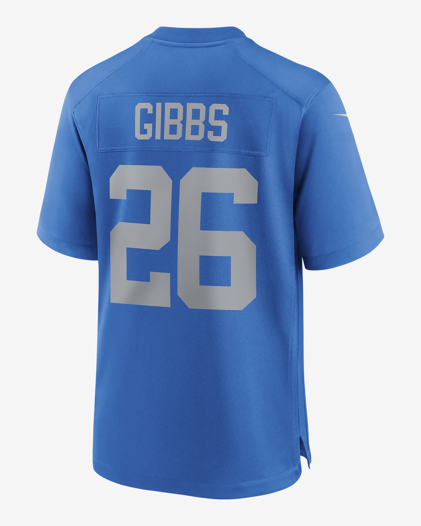 Jahmyr Gibbs Detroit Lions Men's Nike NFL Game Football Jersey - Blue