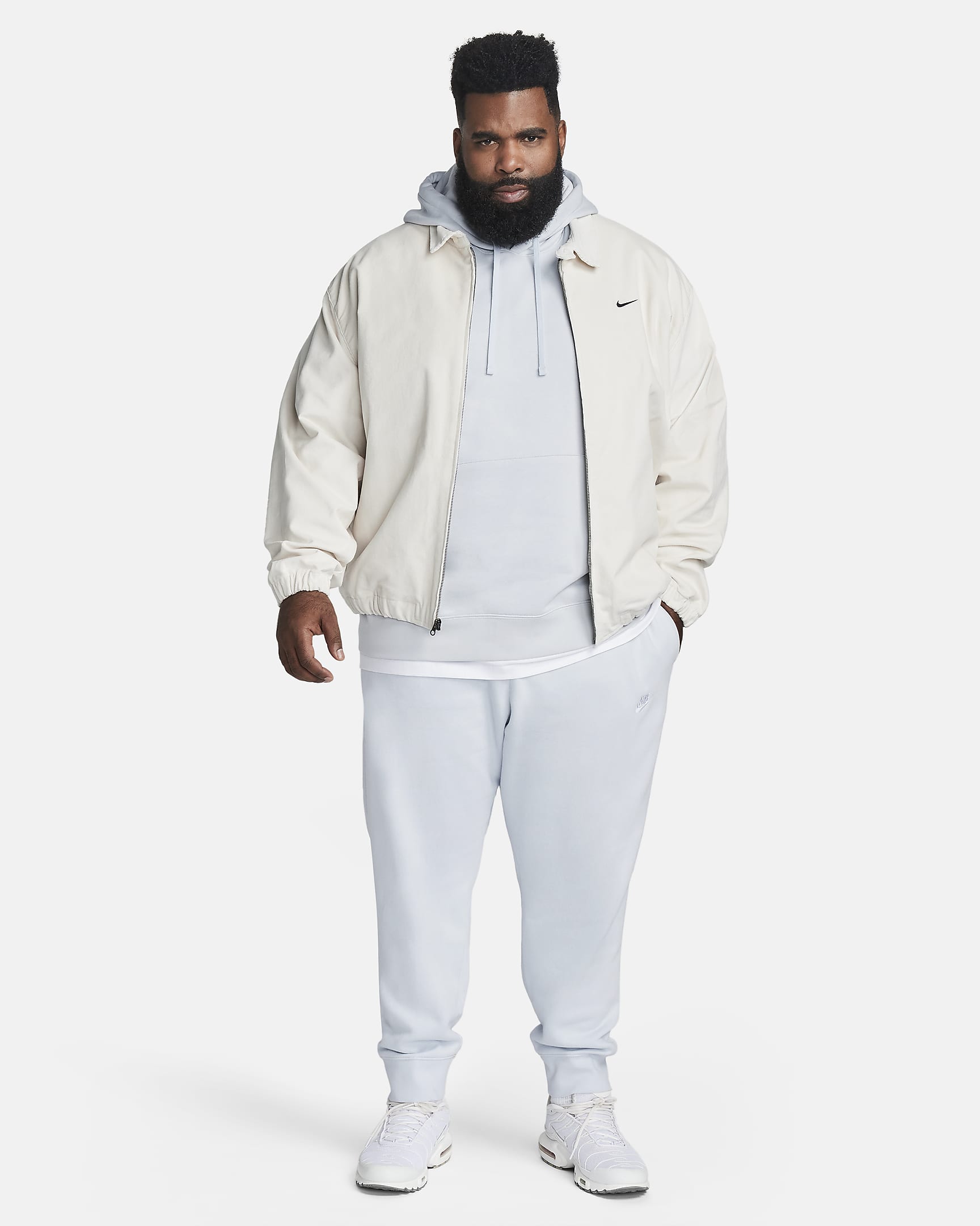 Pantalon de jogging Nike Sportswear Club Fleece - Pure Platinum/Pure Platinum/Blanc