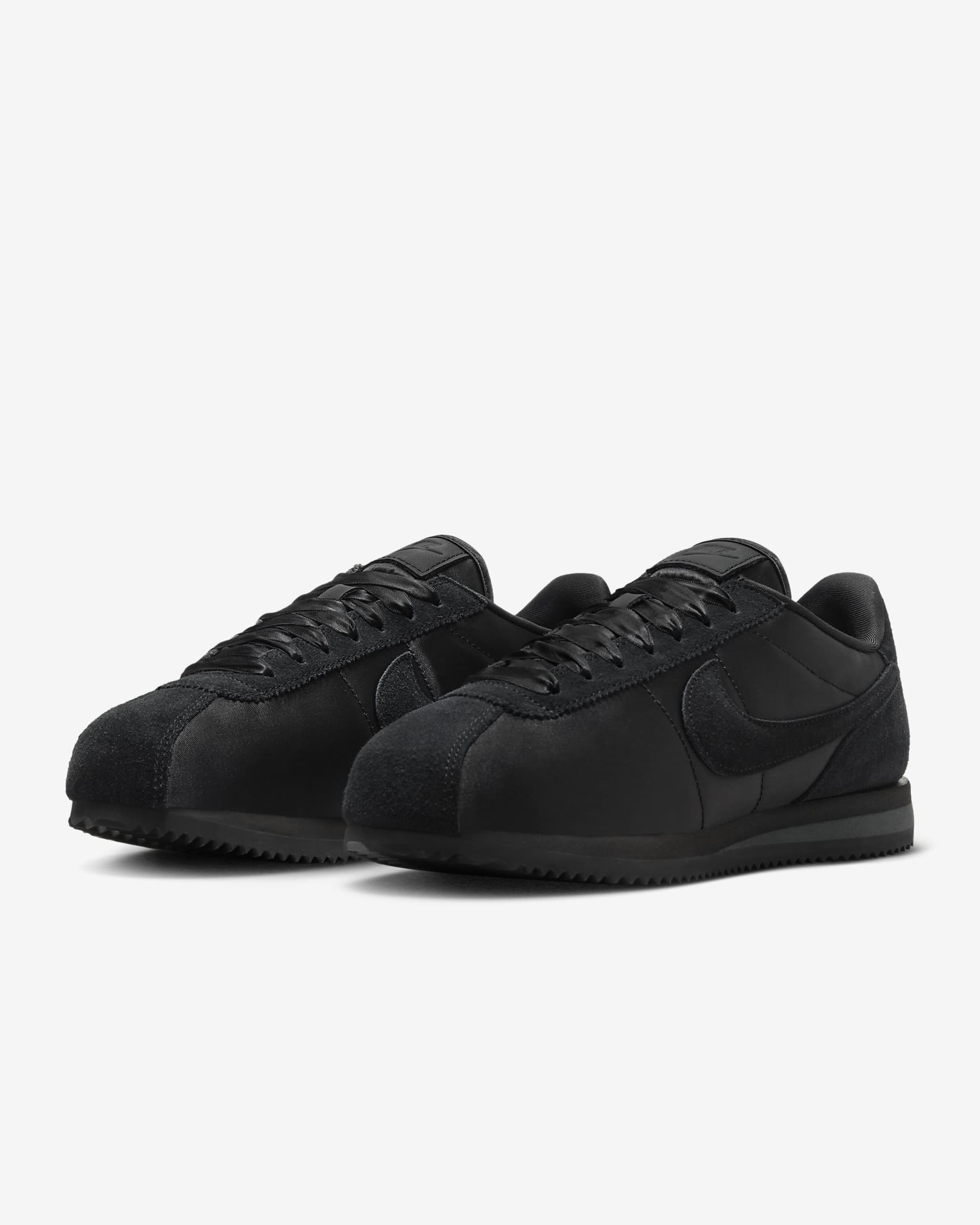 Nike Cortez Textile damesko - Svart/Dark Smoke Grey/Svart