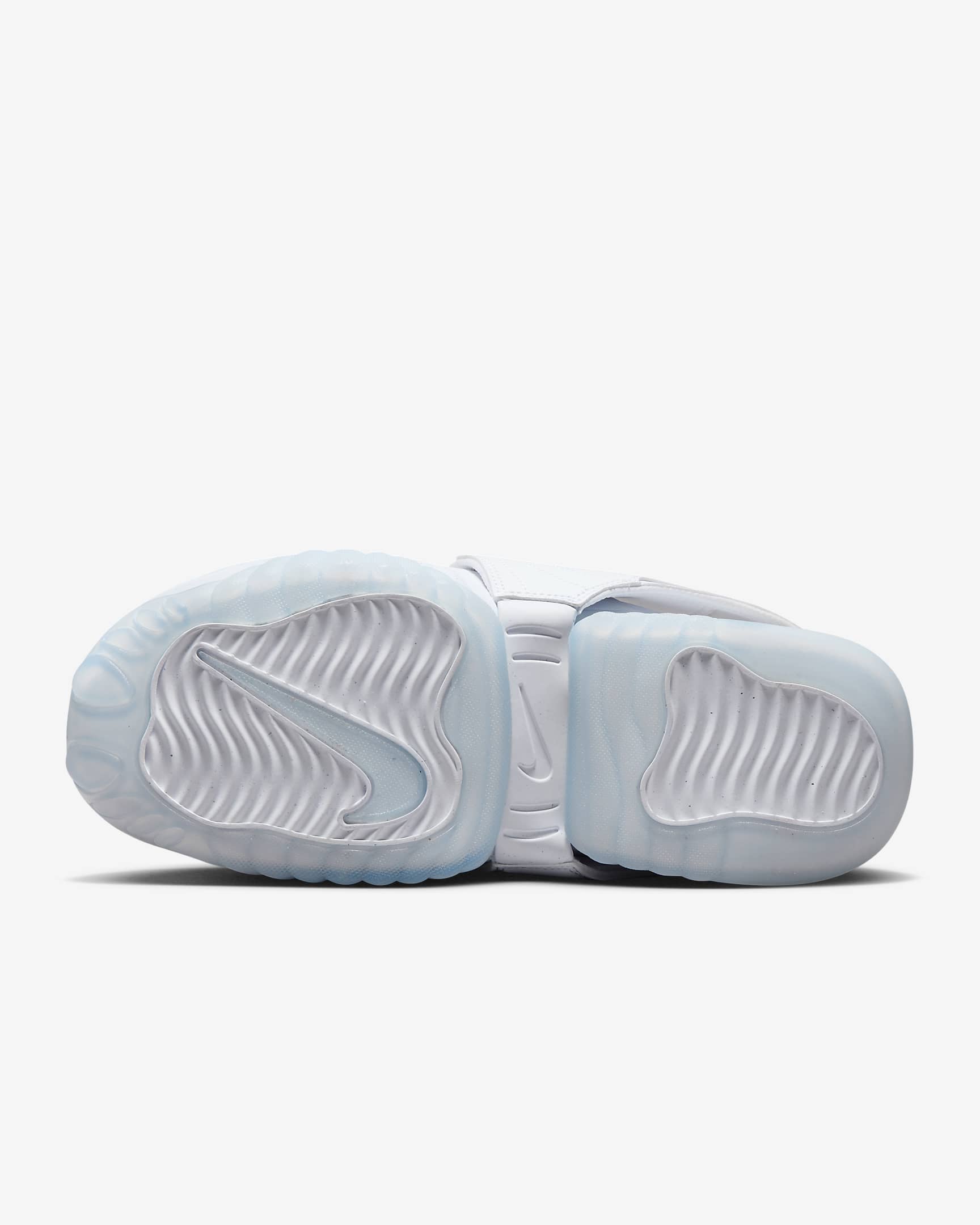 Sandalias para mujer Nike Adjust Force - Blanco/Transparente/Plata metalizado