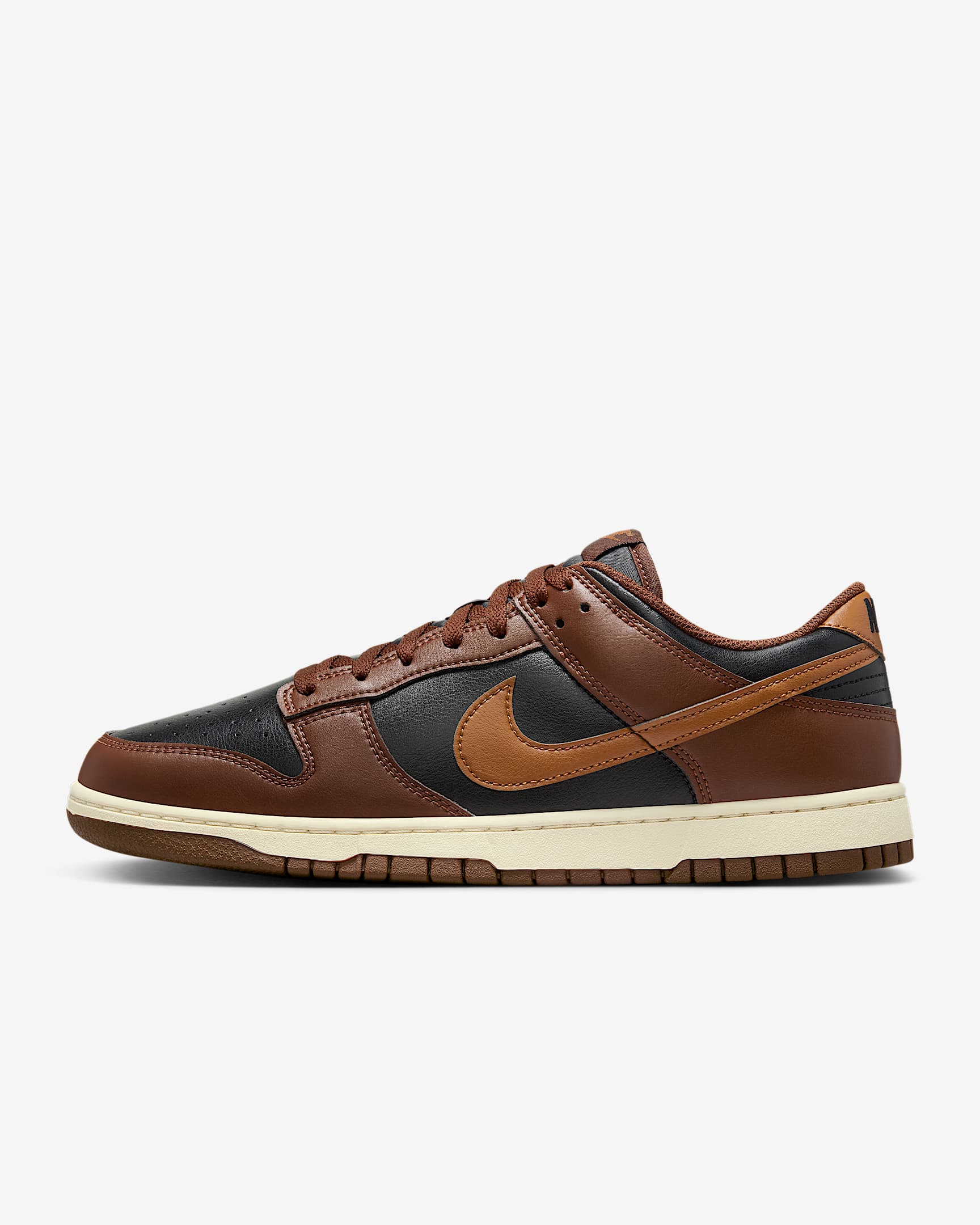 Nike Dunk Low Retro Men's Shoes - Black/Cacao Wow/Coconut Milk/British Tan