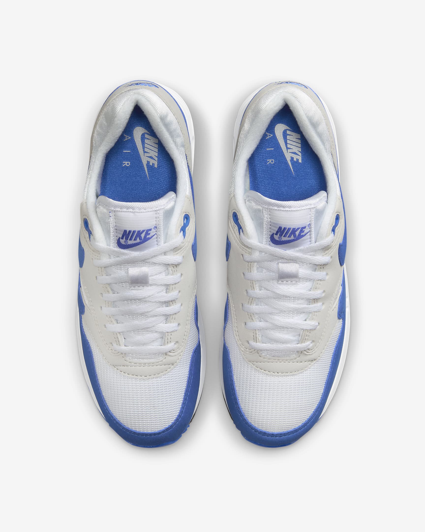 Nike Air Max 1 '86 Premium Schuh - Weiß/Light Neutral Grey/Schwarz/Royal Blue