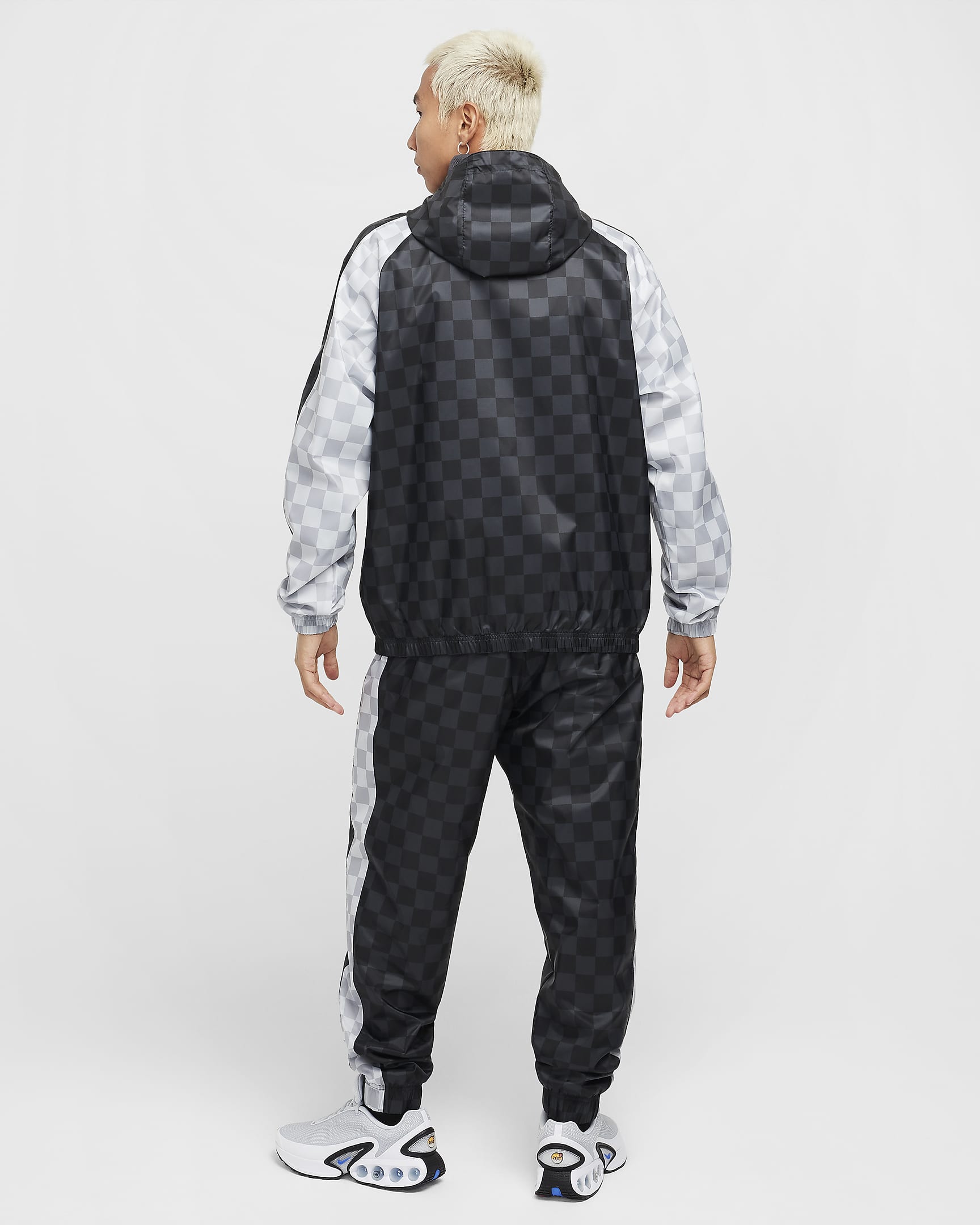 Liverpool F.C. Third Men's Nike Football Hooded Woven Tracksuit - Dark Smoke Grey/Pure Platinum/Chrome Yellow