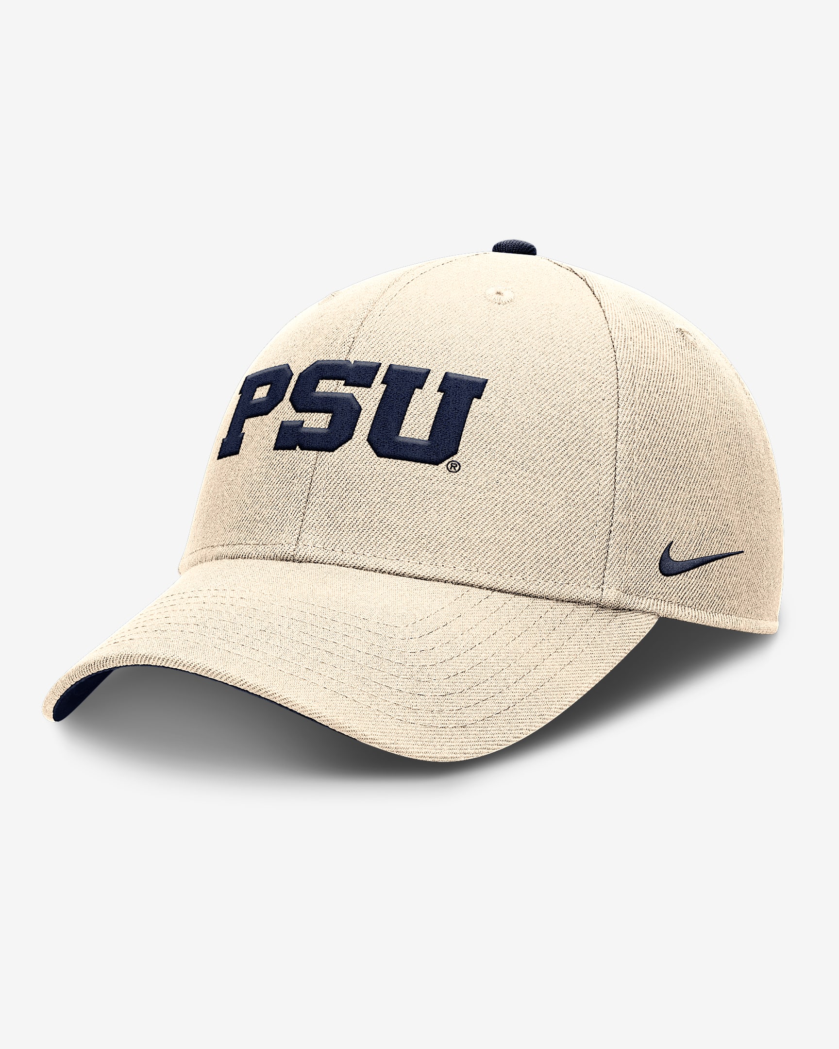 Gorra de rejilla universitaria Nike Dri-FIT ajustable para hombre Penn State Primetime Rise - Natural