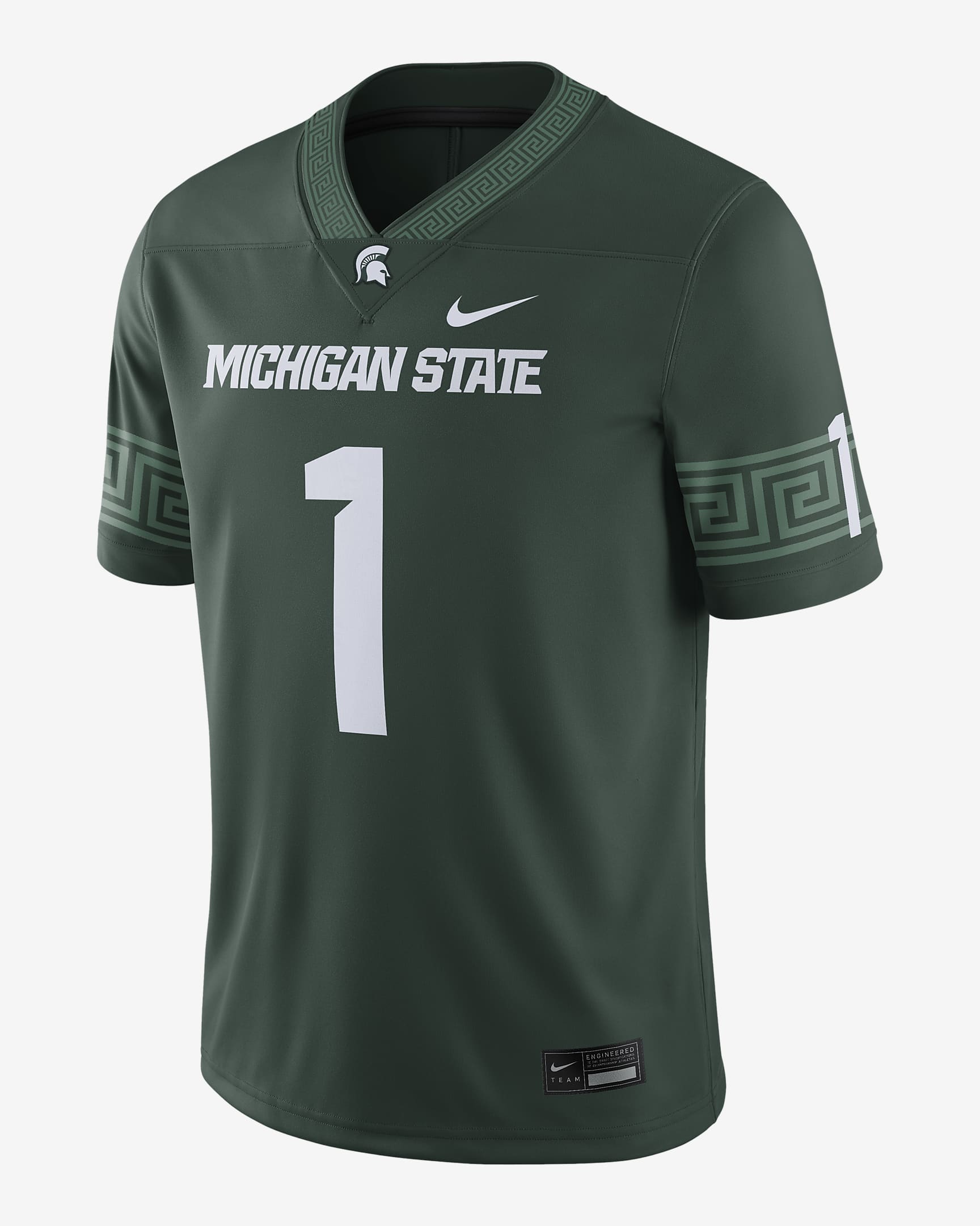 Michigan State 2023/24 Home Men's Nike College Football Jersey.