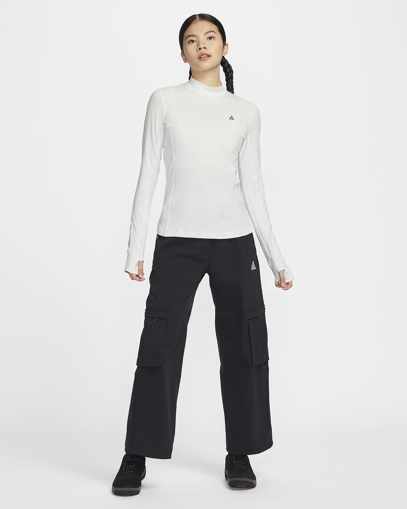 Nike ACG 'Goat Rocks' Women's Dri-FIT ADV Long-Sleeve Top - Summit White/Black