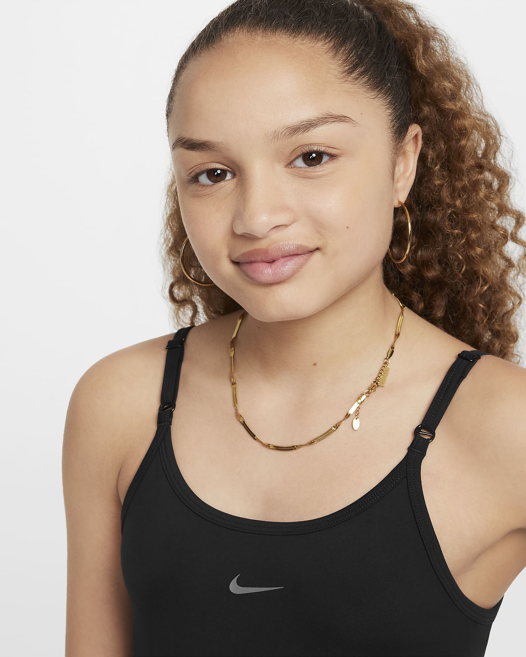 Nike One Girls' Dri-FIT Leotard - Black