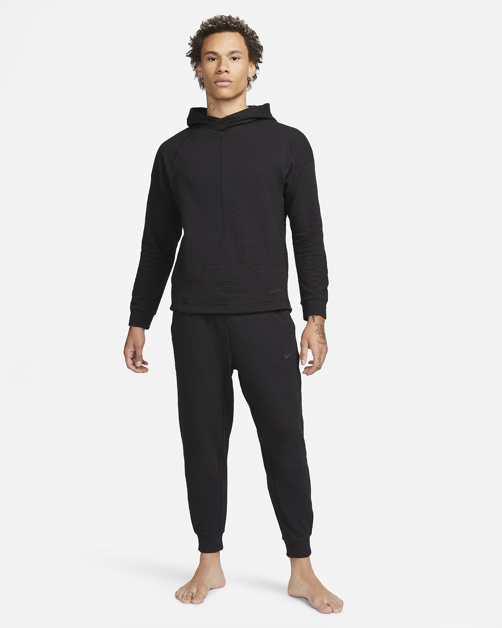 Nike Yoga Men's Dri-FIT Pants - Black/Black