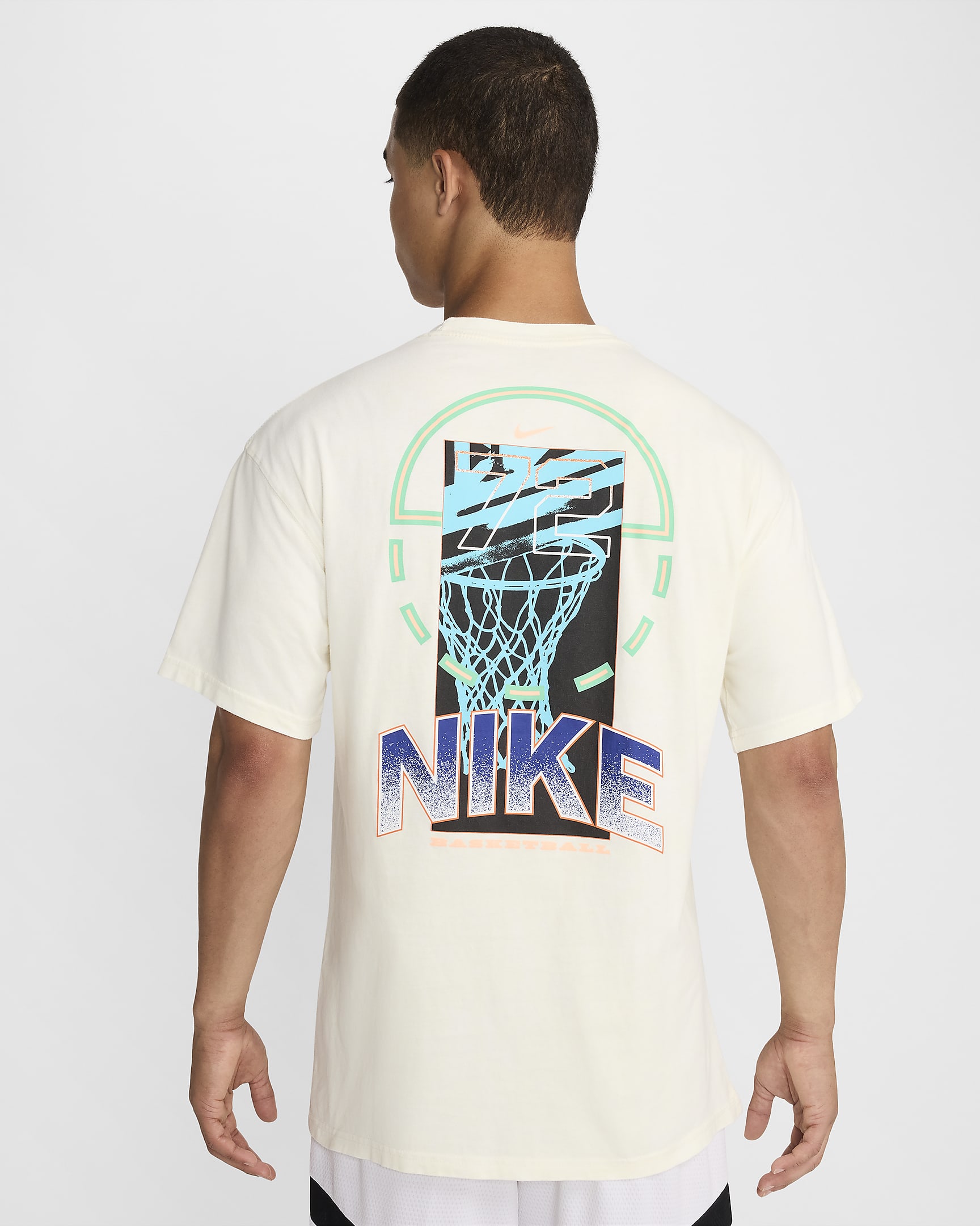 T-shirt de basket Max90 Nike pour homme - Coconut Milk