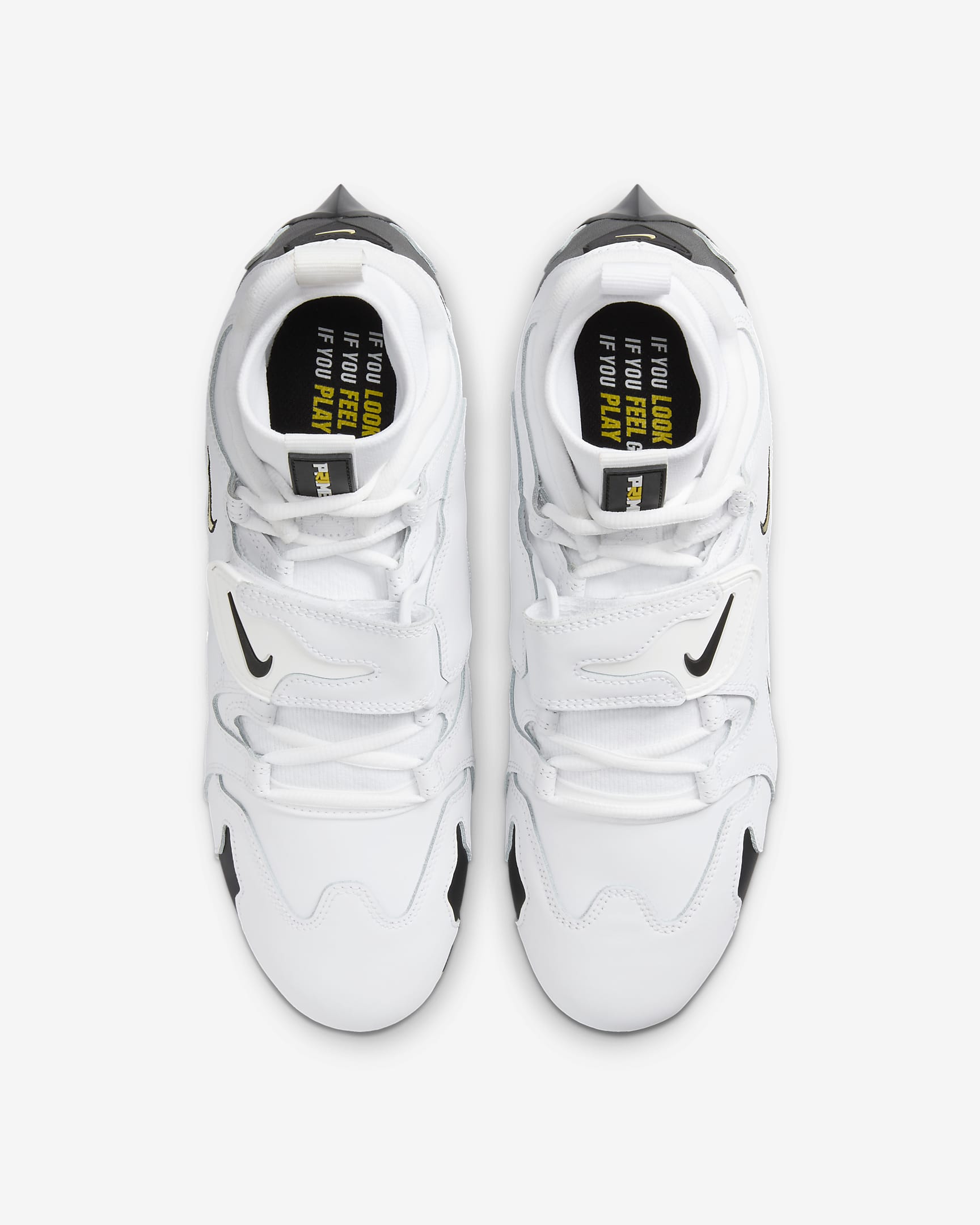 Nike Diamond Turf 96 TD Football Cleats - White/Black/Team Gold