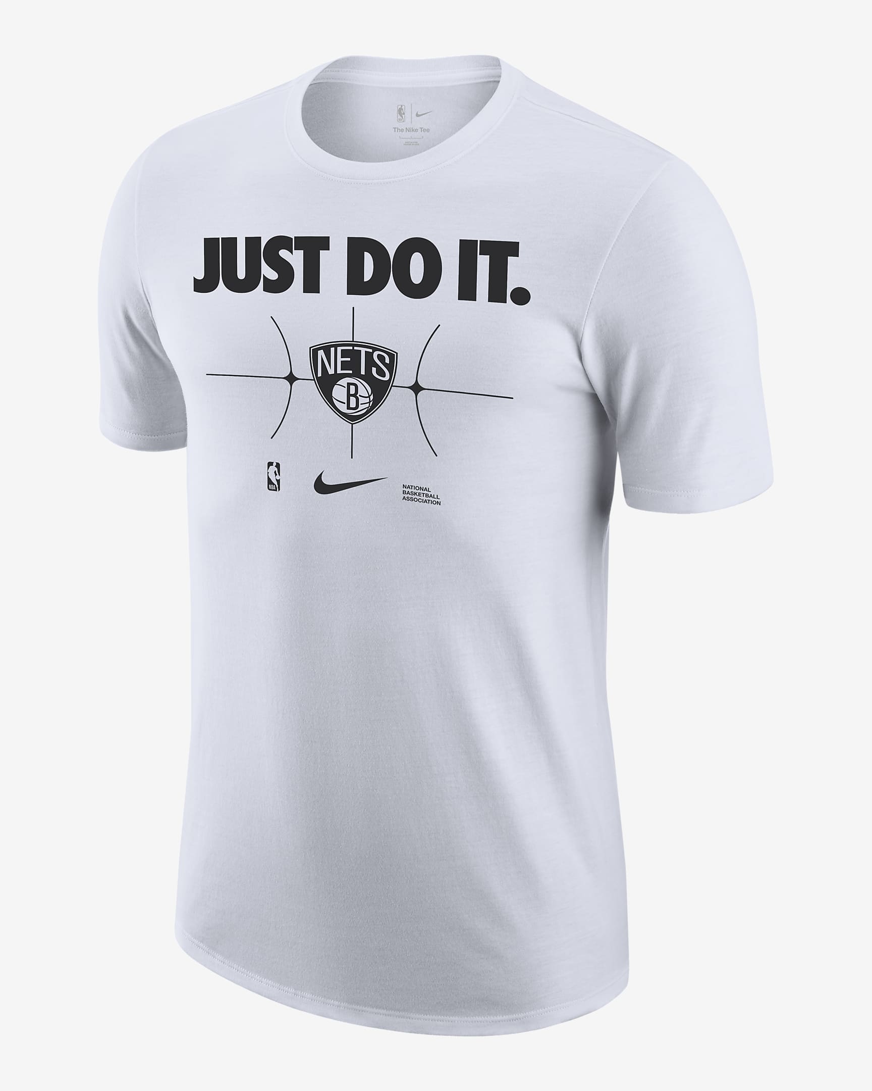 T-shirt Nike NBA Brooklyn Nets Essential pour homme - Blanc