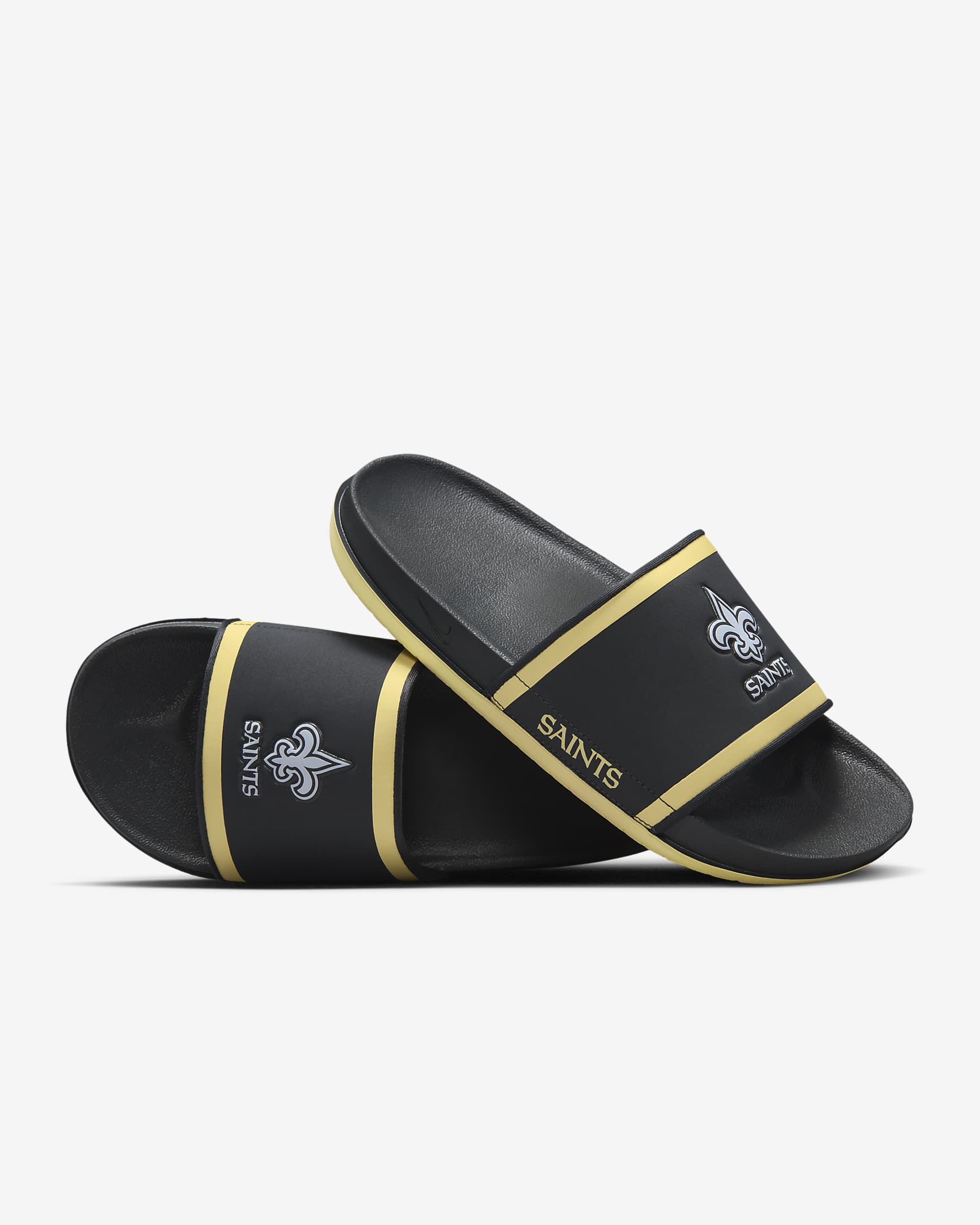 Nike Offcourt (NFL New Orleans Saints) Slide - Anthracite/Team Gold/White