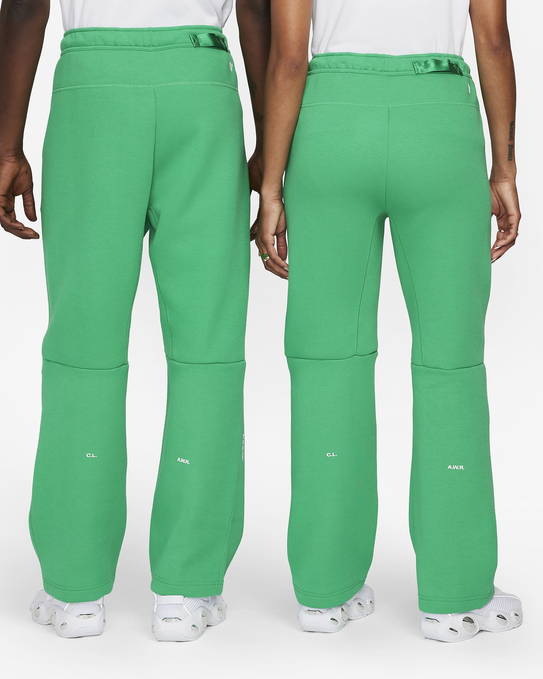 NOCTA Tech Fleece Men's Open-Hem Tracksuit Bottoms - Stadium Green/Sail