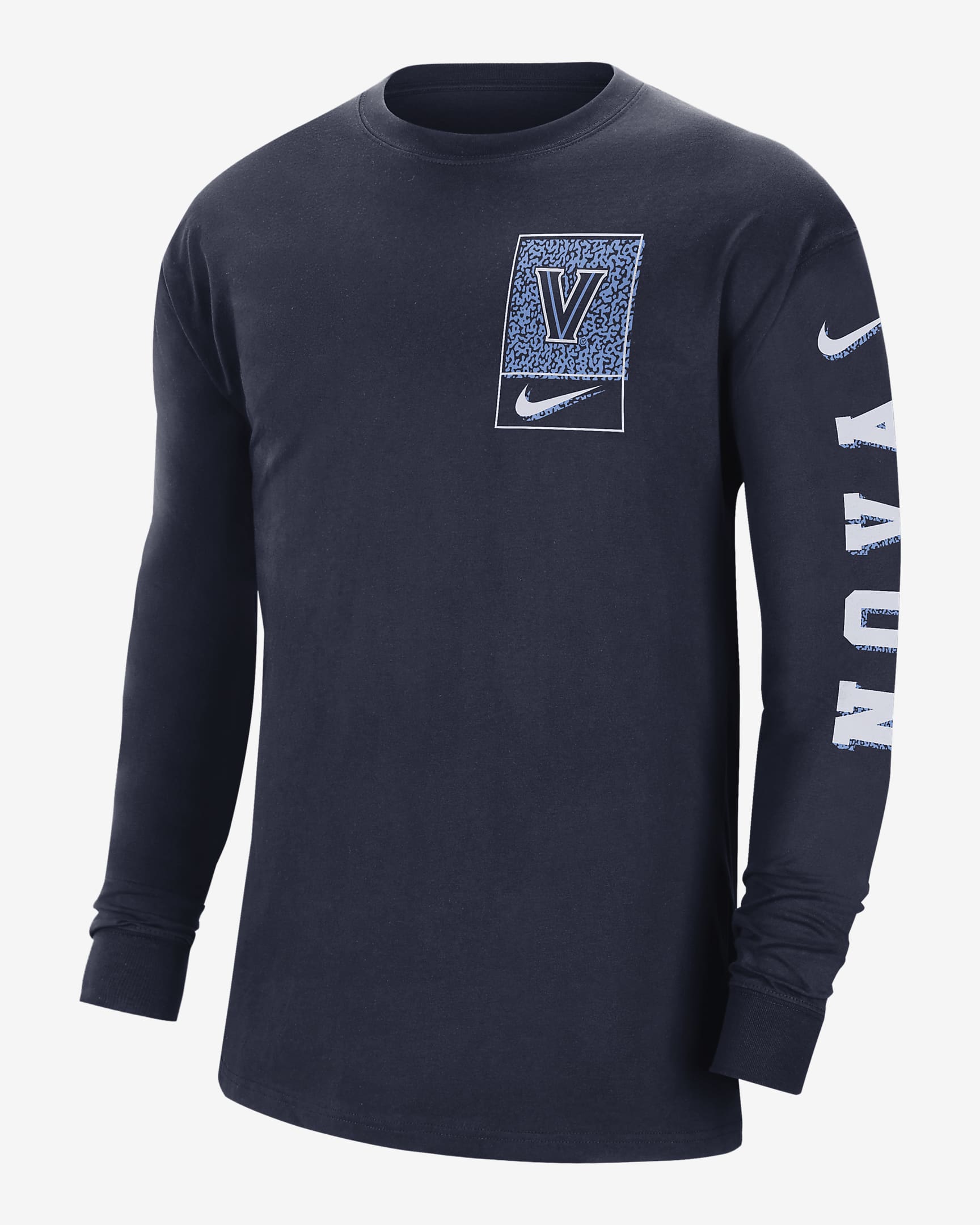 Villanova Men's Nike College Long-Sleeve T-Shirt - College Navy