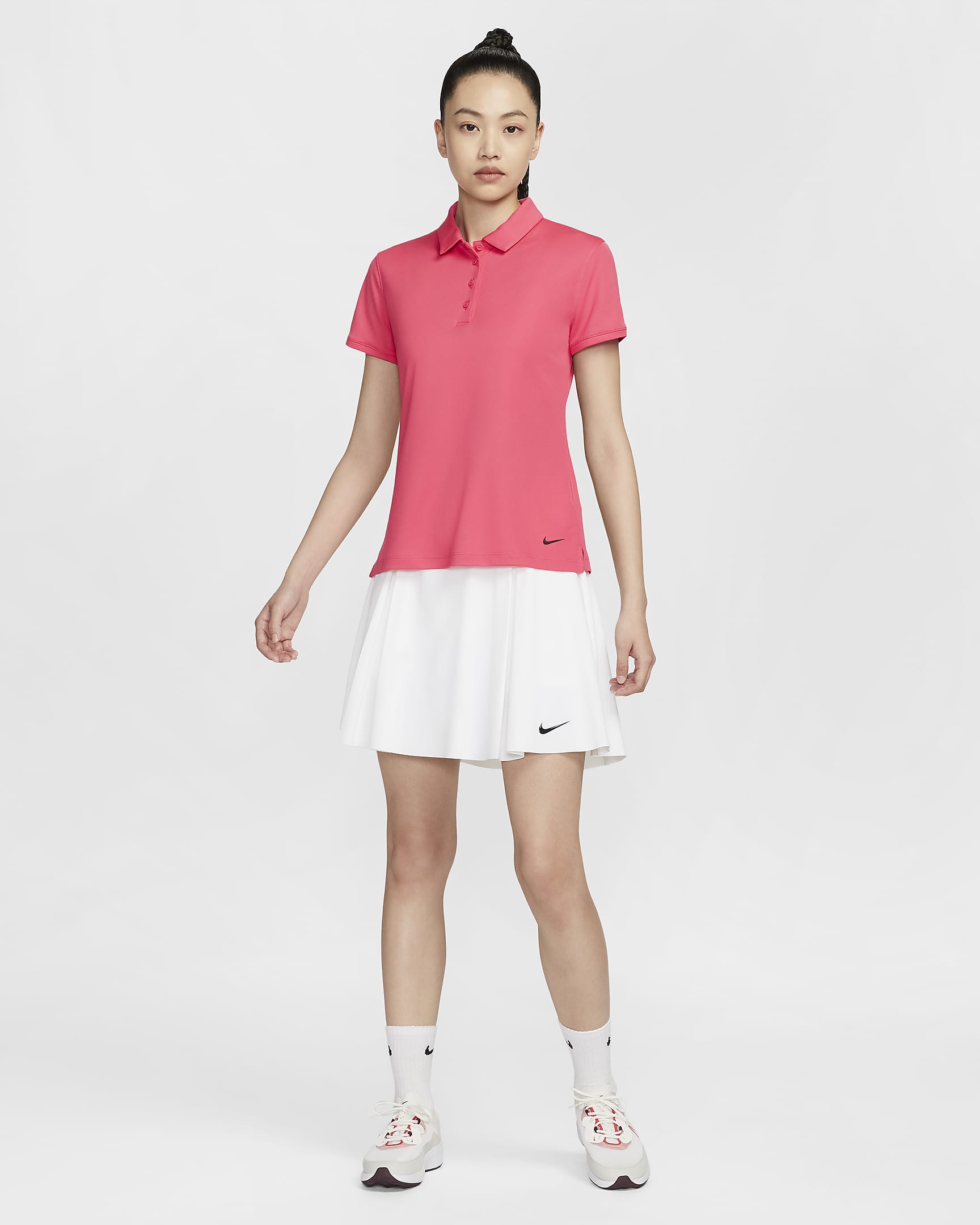 Nike Dri-FIT Victory Women's Golf Polo - Aster Pink/Black