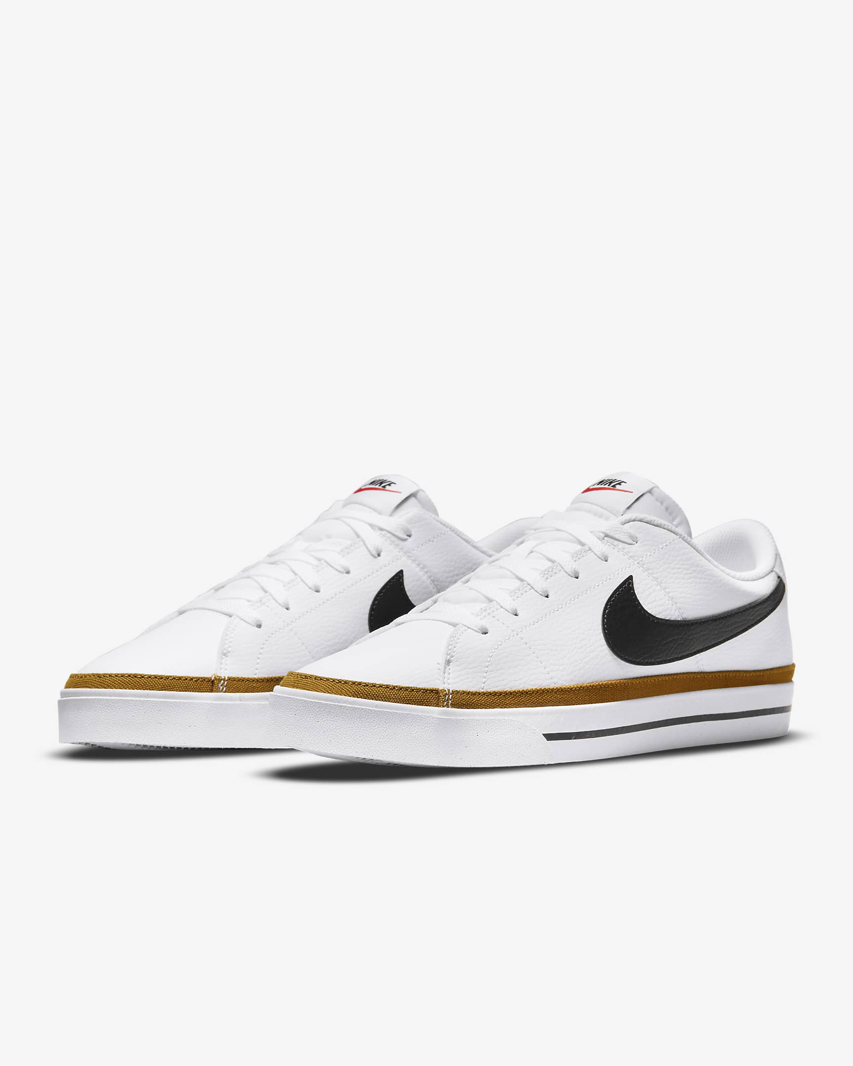 Calzado para hombre Nike Court Legacy - Blanco/Ocre desierto/Negro